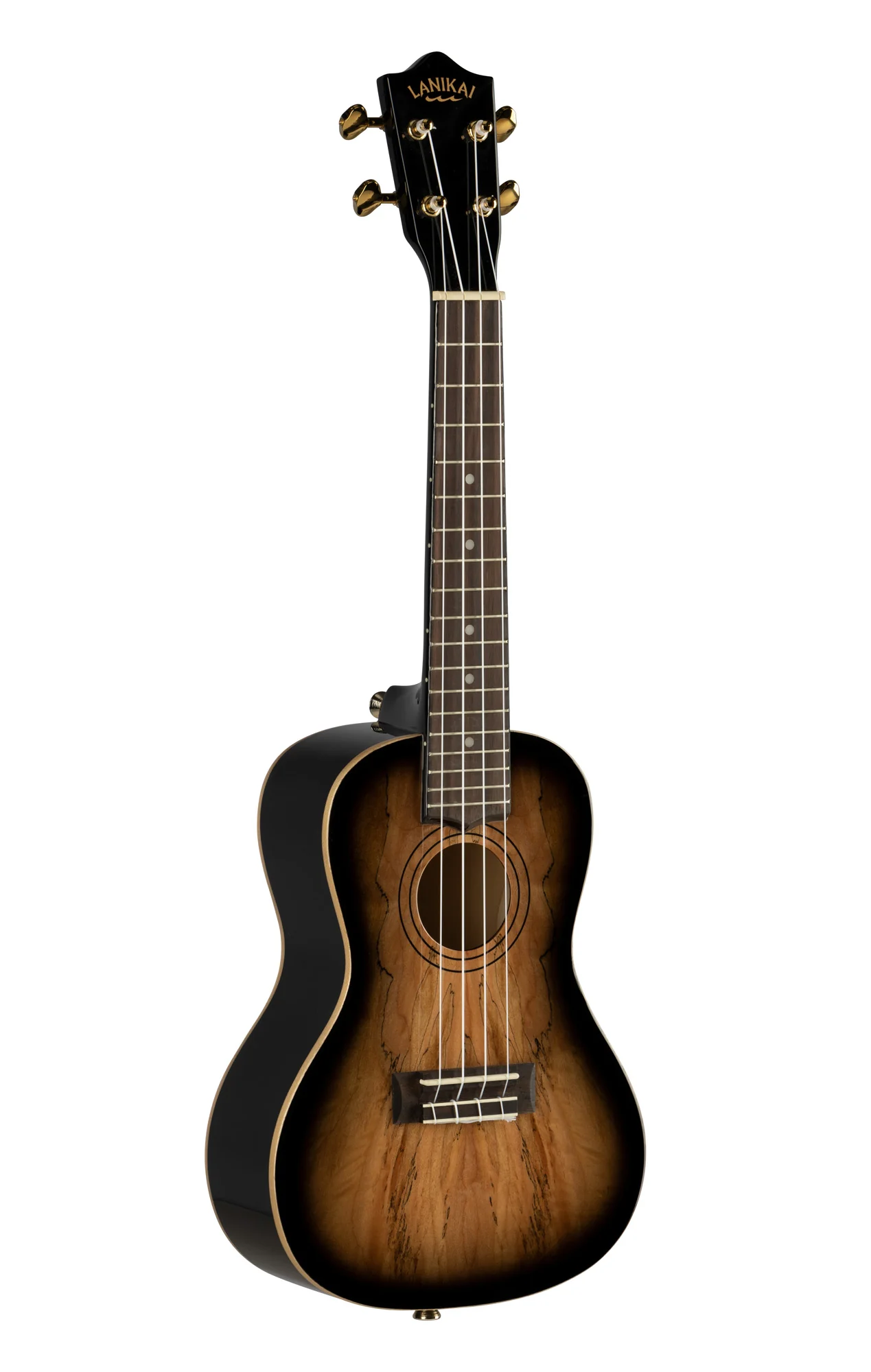 Lanikai Concert Ukulele Speckled Maple Sunburst - Image 3