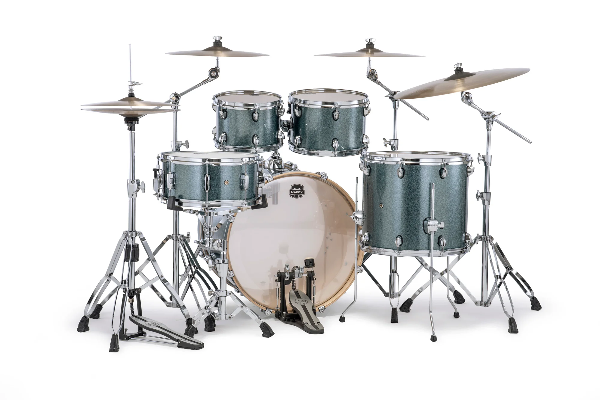 Mapex MA504SFMI Mars Birch 5 Drums Twilight Sparkle - Image 3