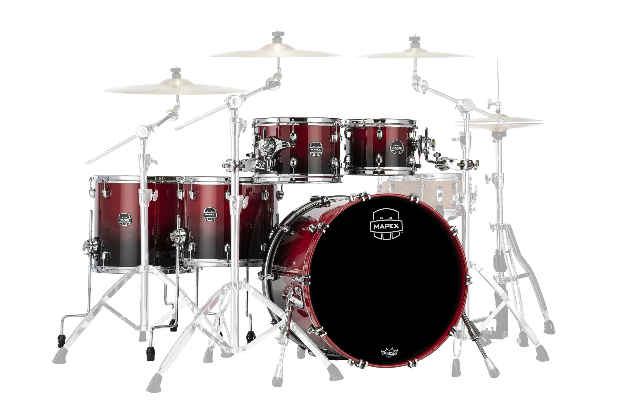 Mapex Saturn Studioease Scarlet Fade