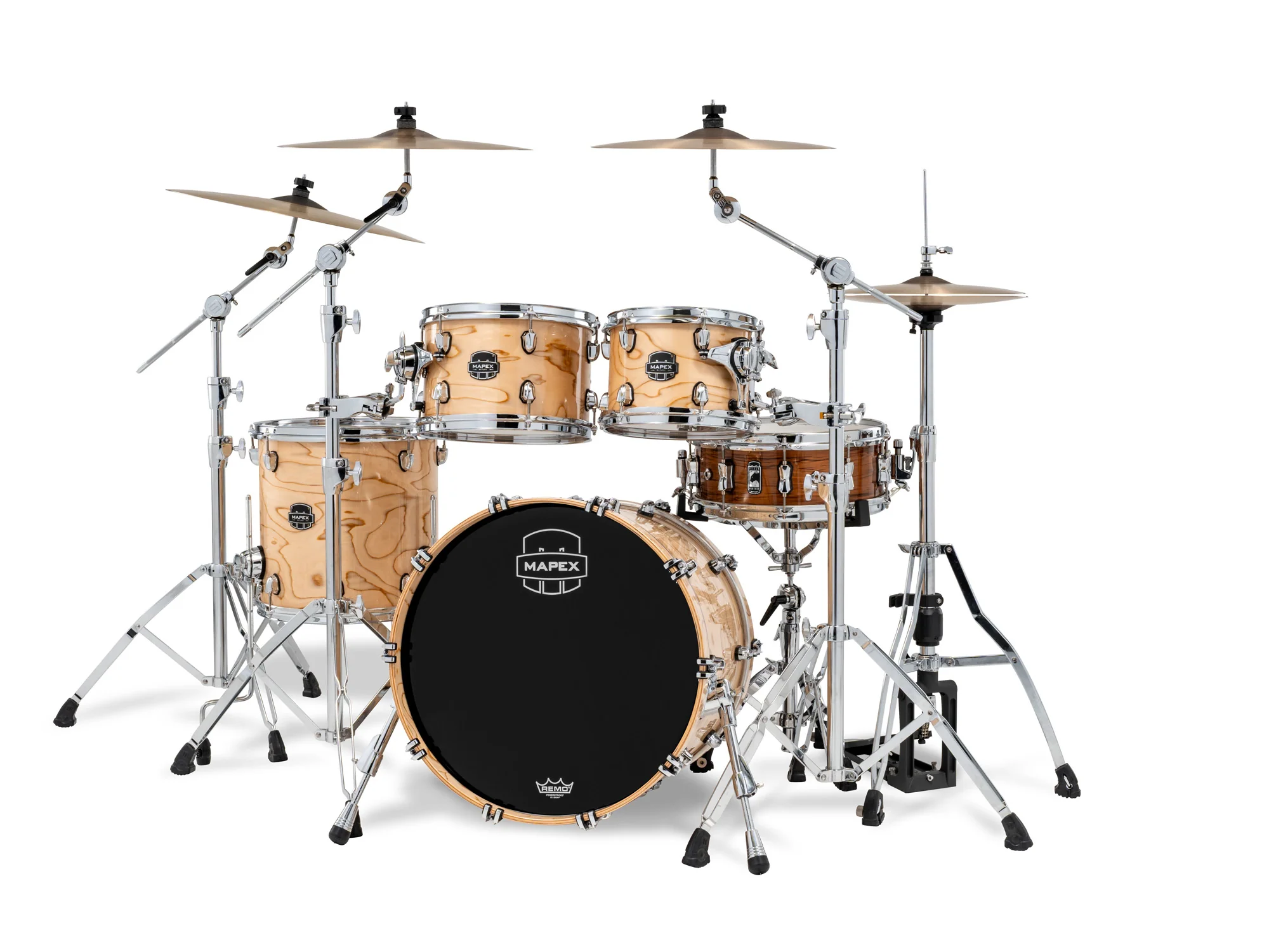 Mapex SR504XZXN Saturn 4 Barrels Natural Maple Burl - Image 2