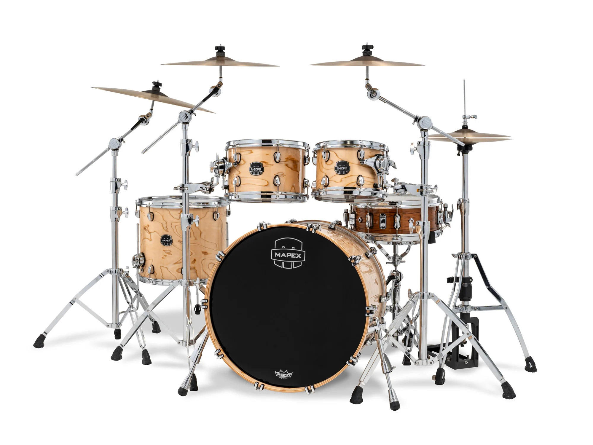 Mapex SR529XUZXN Saturn 4 Barrels Natural Maple Burl - Image 2
