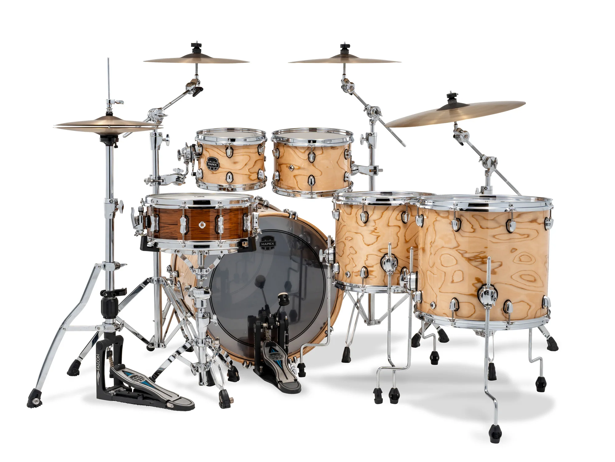 Mapex SR628XUZXN Saturn 5 Barrels Natural Maple Burst - Image 3