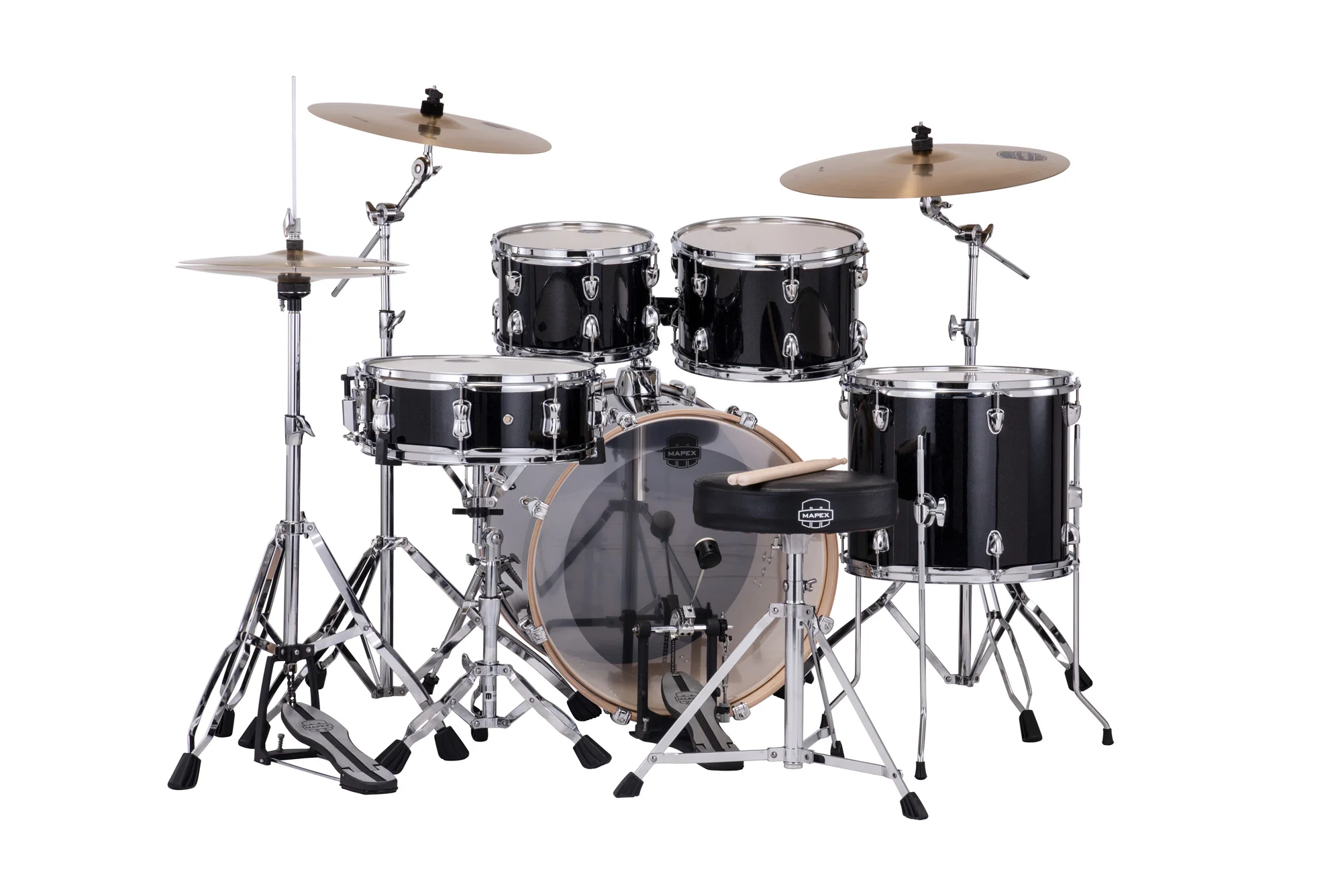Mapex VE5045FTVH Venus Fusion 20 5F Black Galaxy Sparkle - Image 3