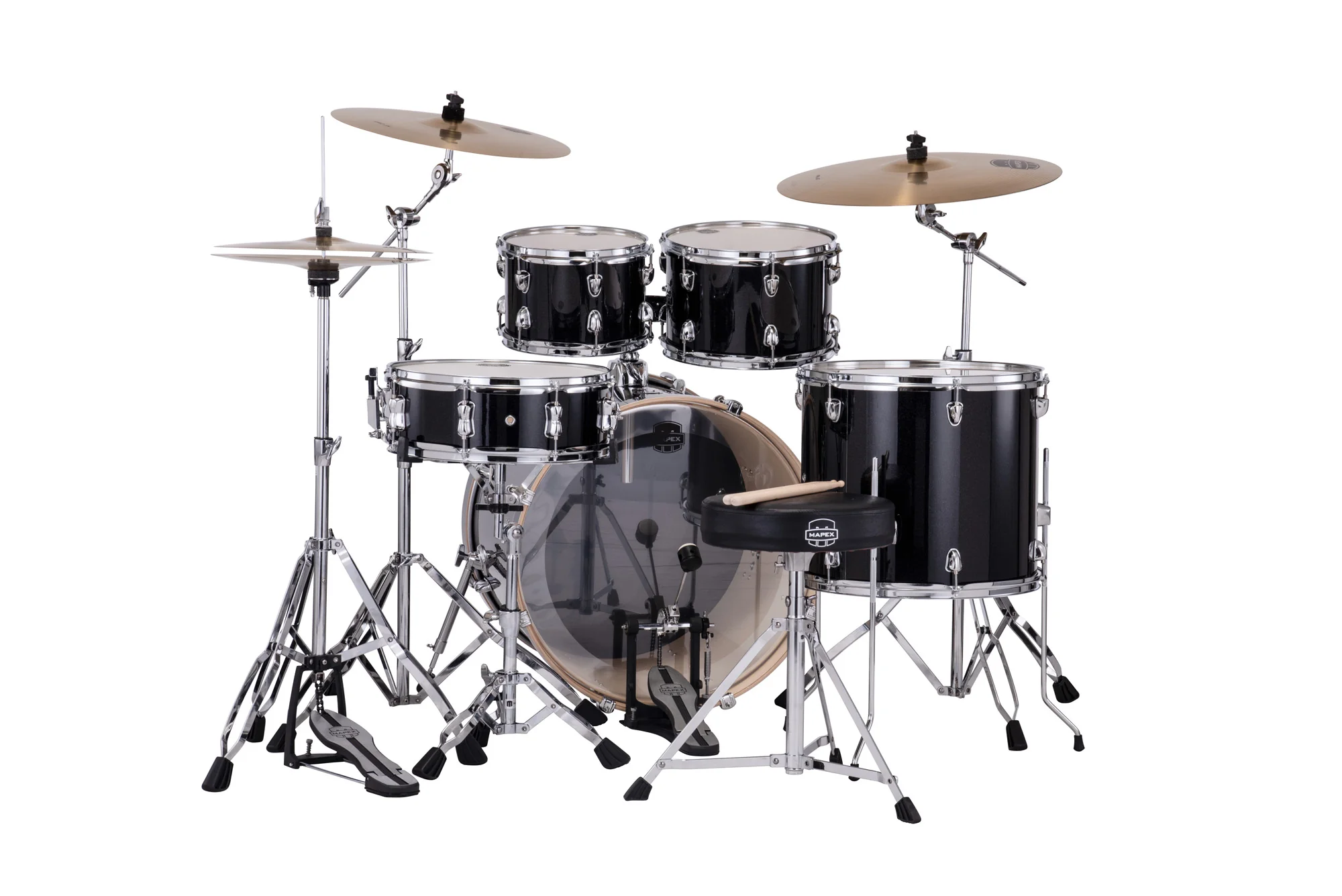 Mapex VE5295FTVH Venus Pop Rock 22 5F Black Galaxy - Image 3