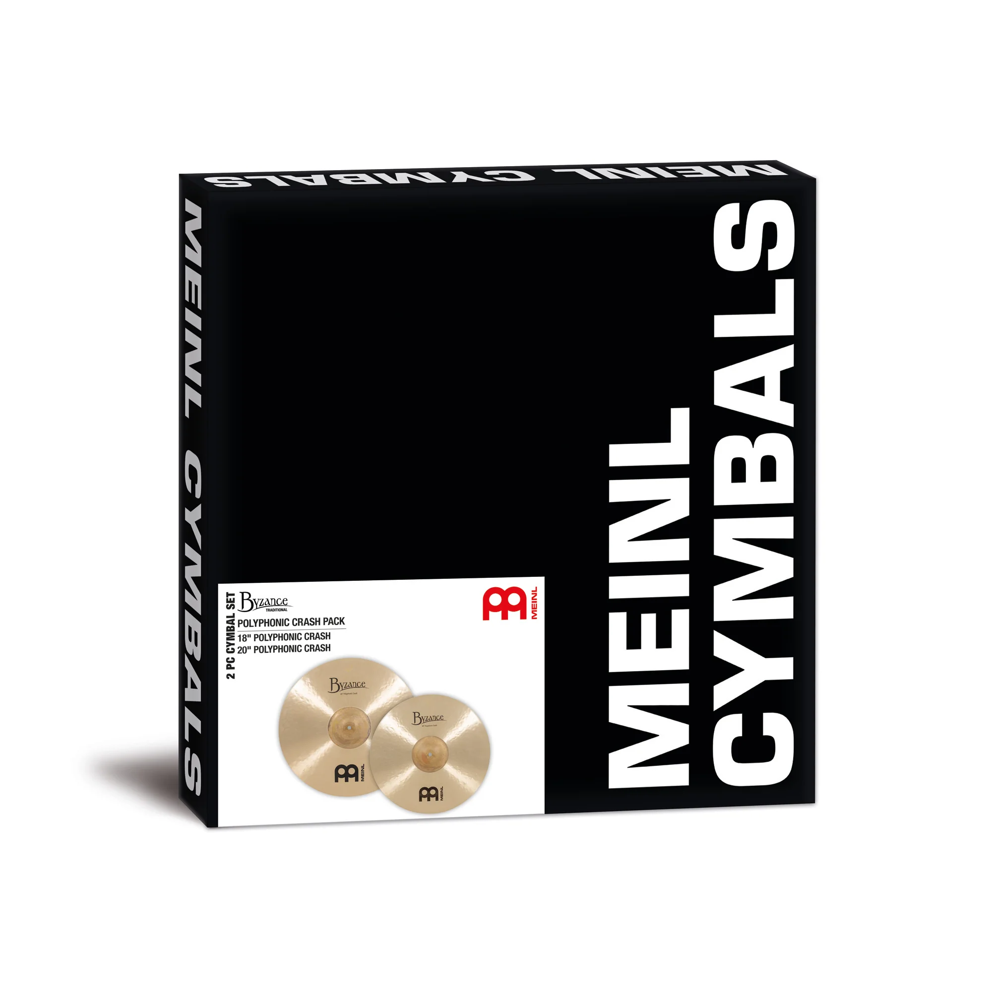 Meinl BMAT3 Pack of 2 Byzance Poly Crash Cymbals - Image 3