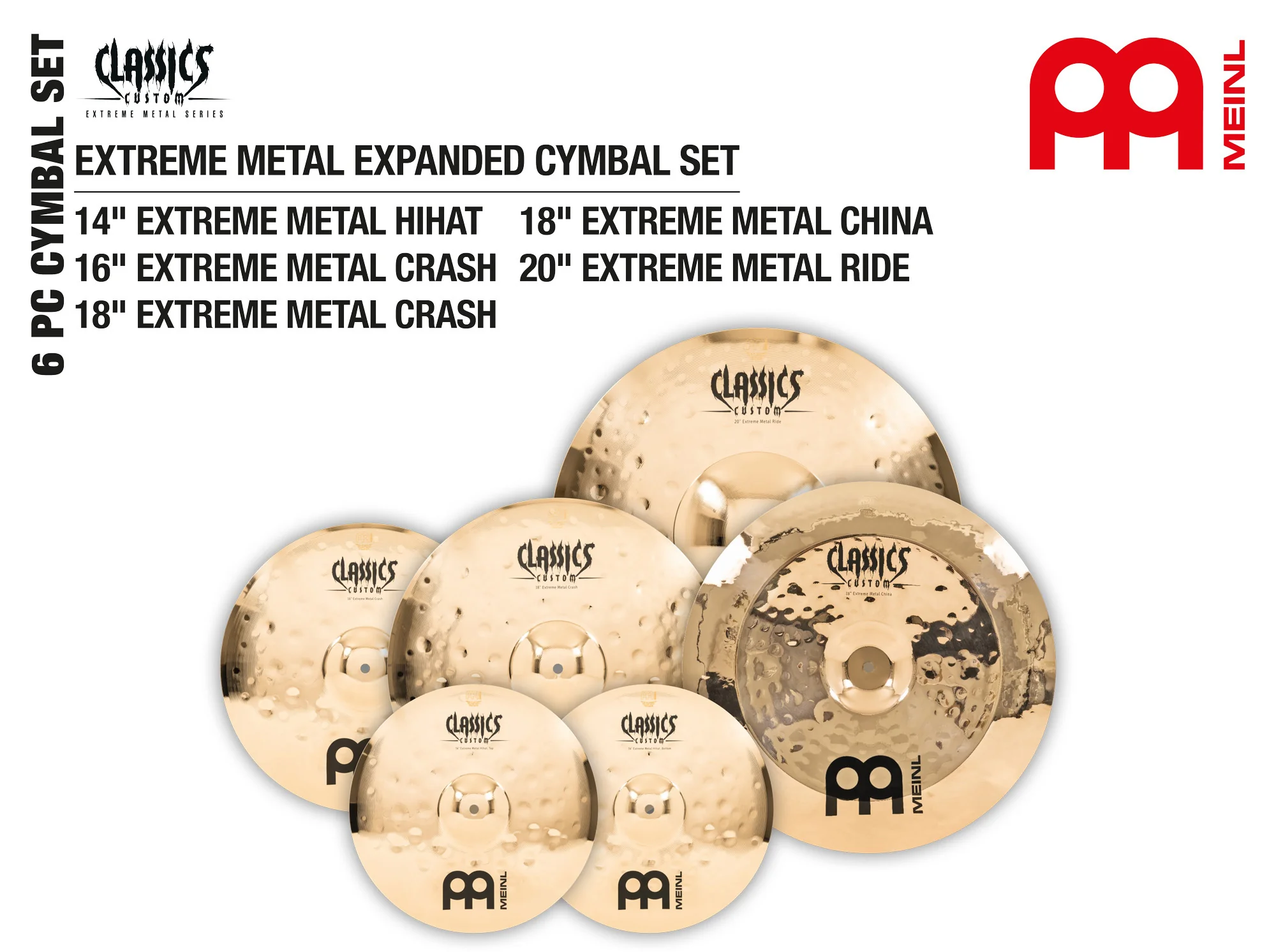Meinl C.Custom Extreme CCEM-CS1 Cymbal Set - Image 4