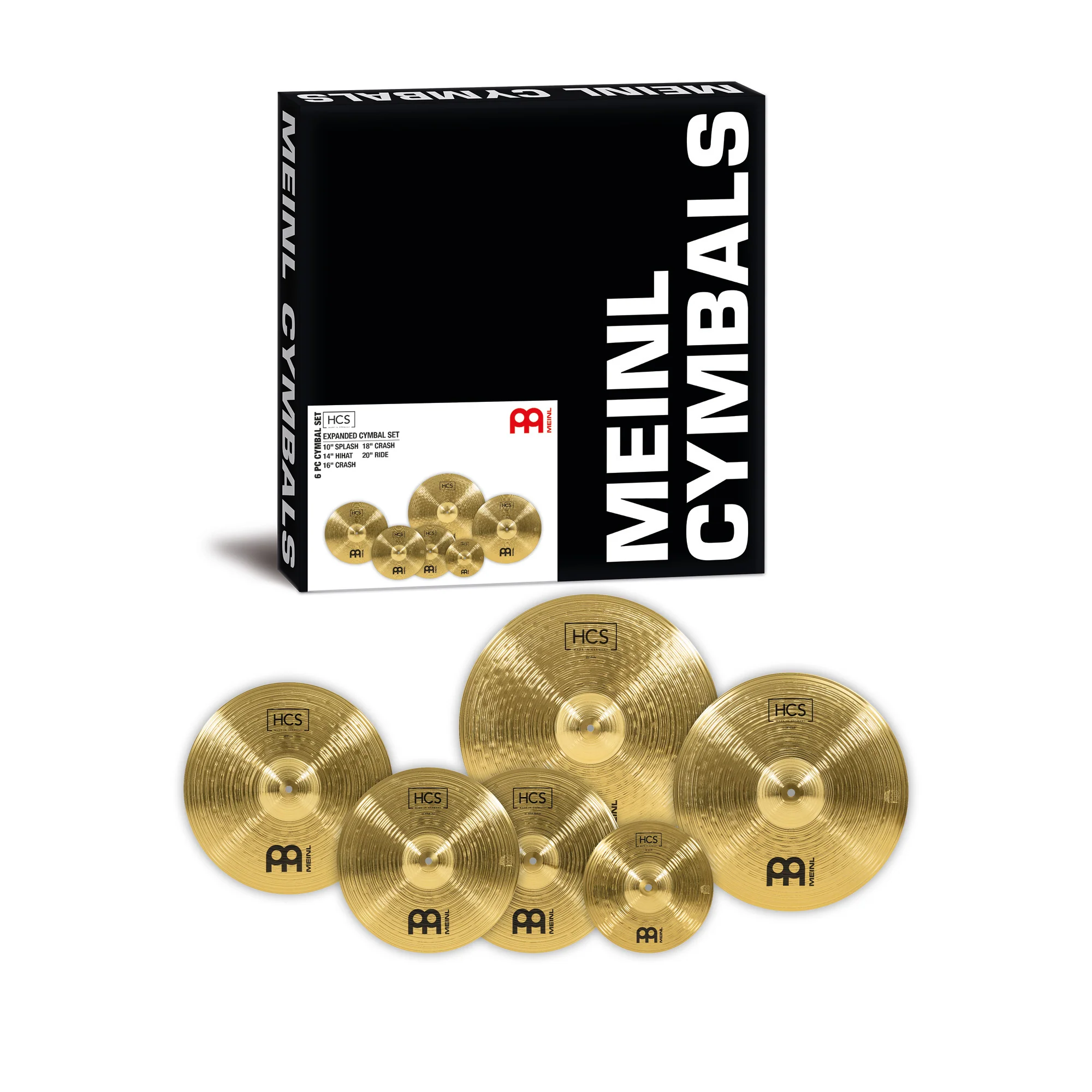 Meinl HCS-CS2 Extended Series Cymbal Set - Image 2