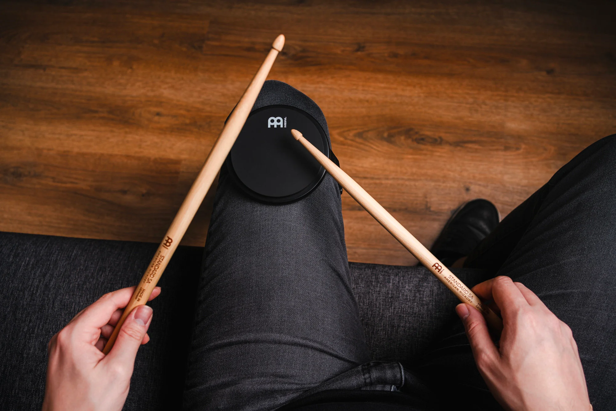 Meinl 4" Training Pad with Strap MKPP4BK - Image 8