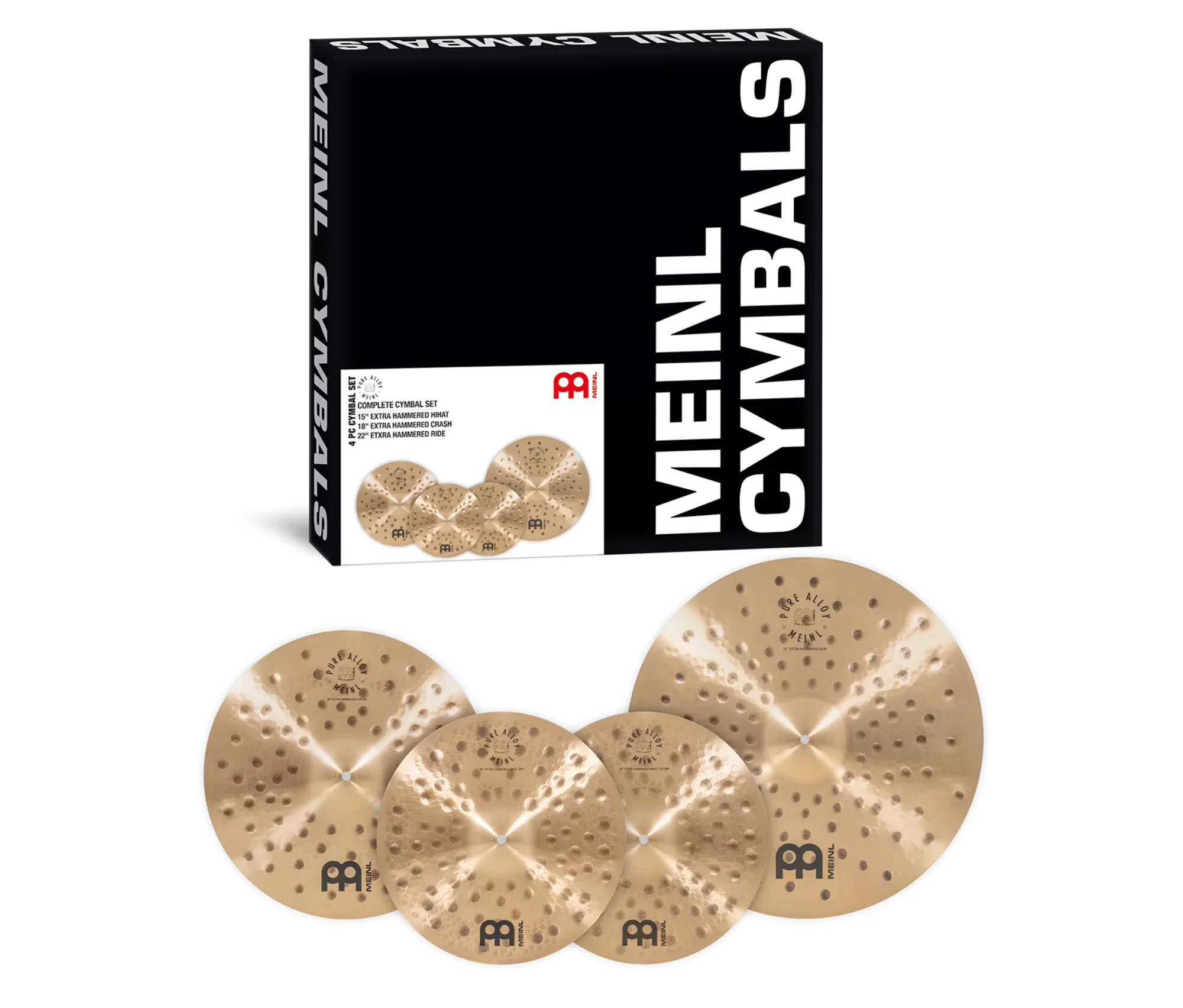 Meinl Pack Pure Alloy Extra Hammered PA-CS1 - Image 2