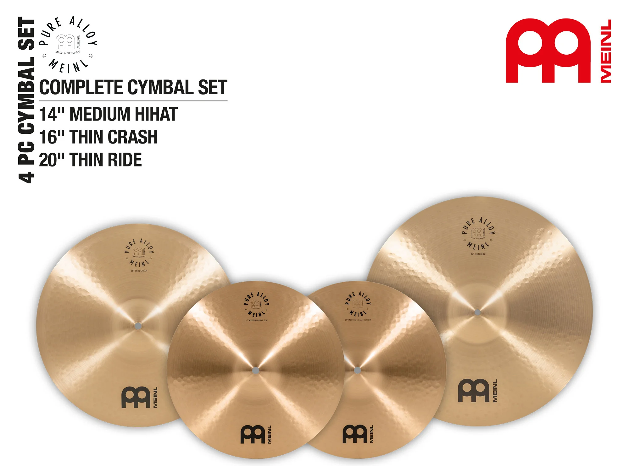 Meinl Pack Pure Alloy Standard PA-CS2 - Image 4