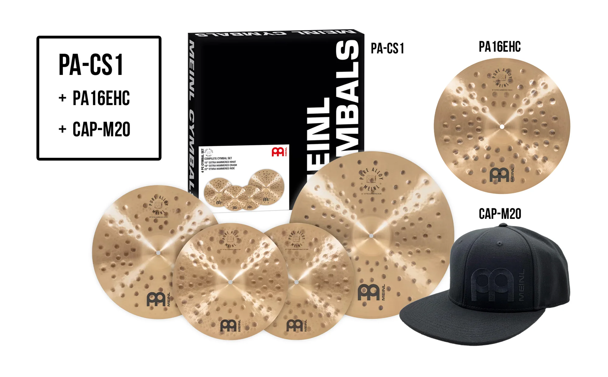 Meinl Pack Pure Alloy Extra Hammered PA-FS1 - Image 2