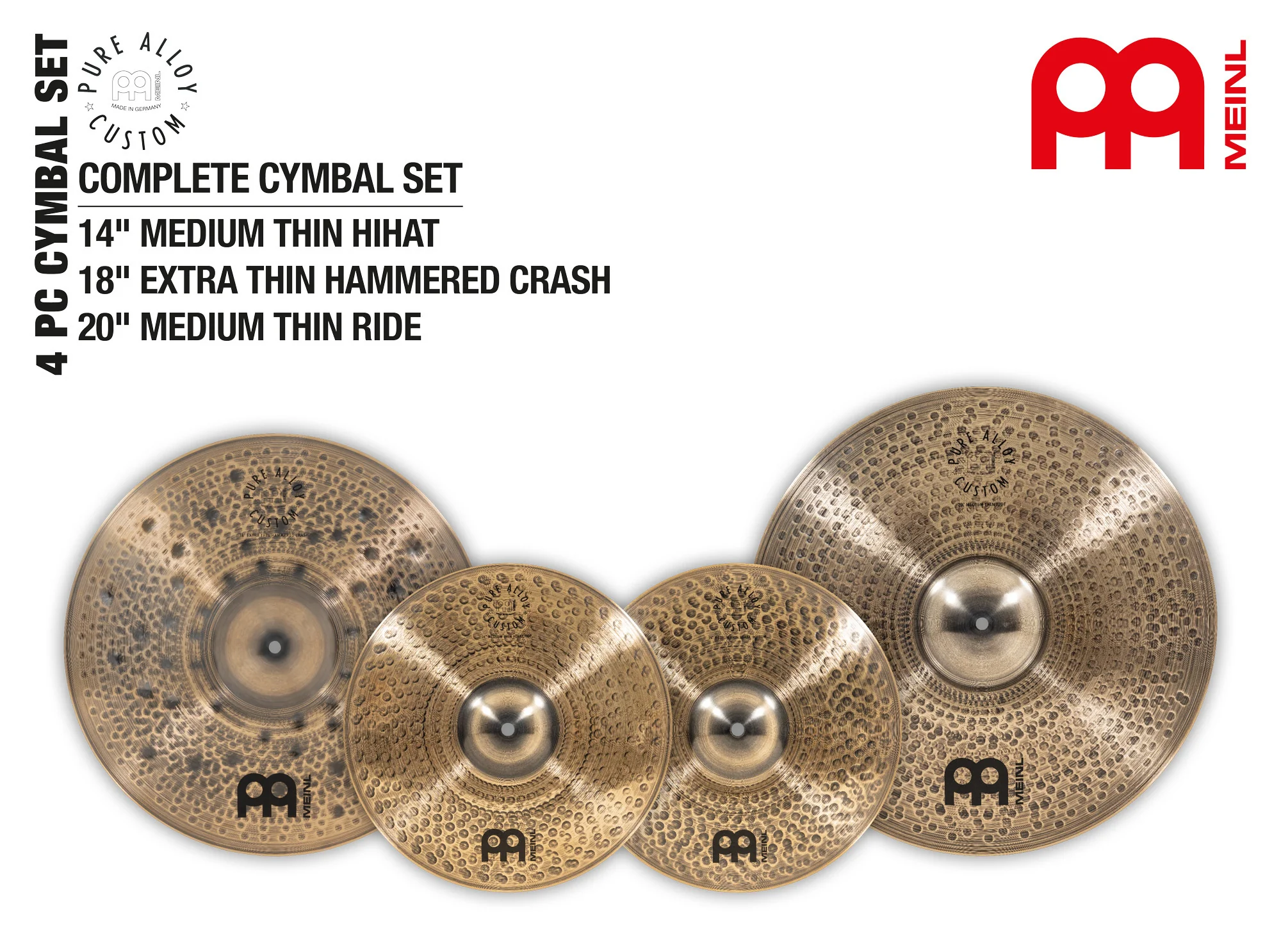 Meinl Pack Pure Alloy Custom Complete PAC-CS1 - Image 2