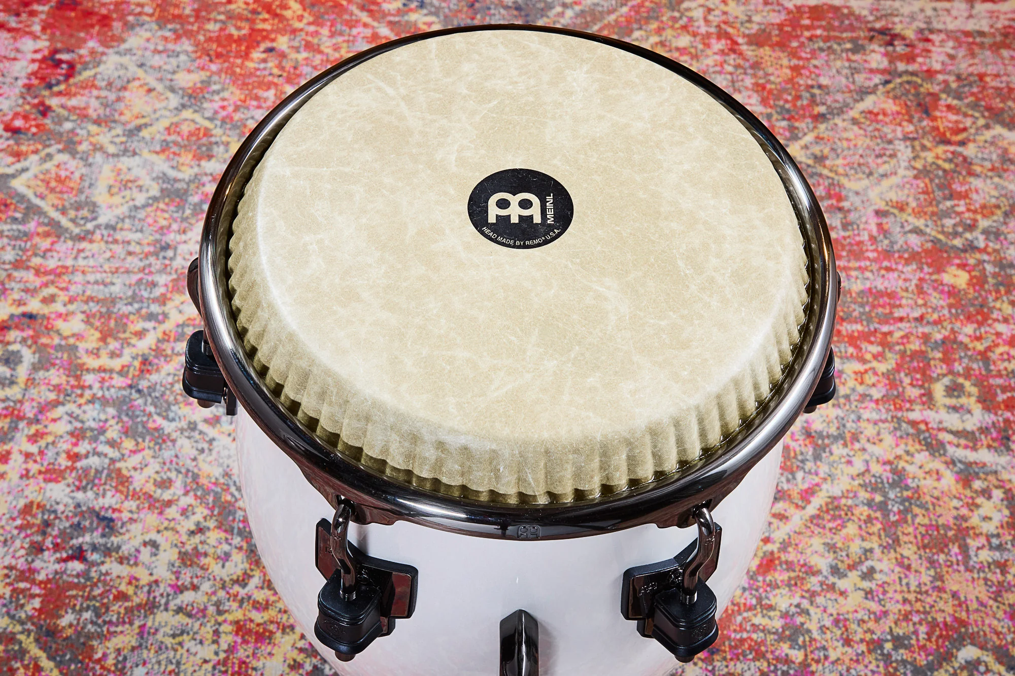 Meinl Tumba R. Serrano 12"1/2 Pearl White RS1212PW - Image 4