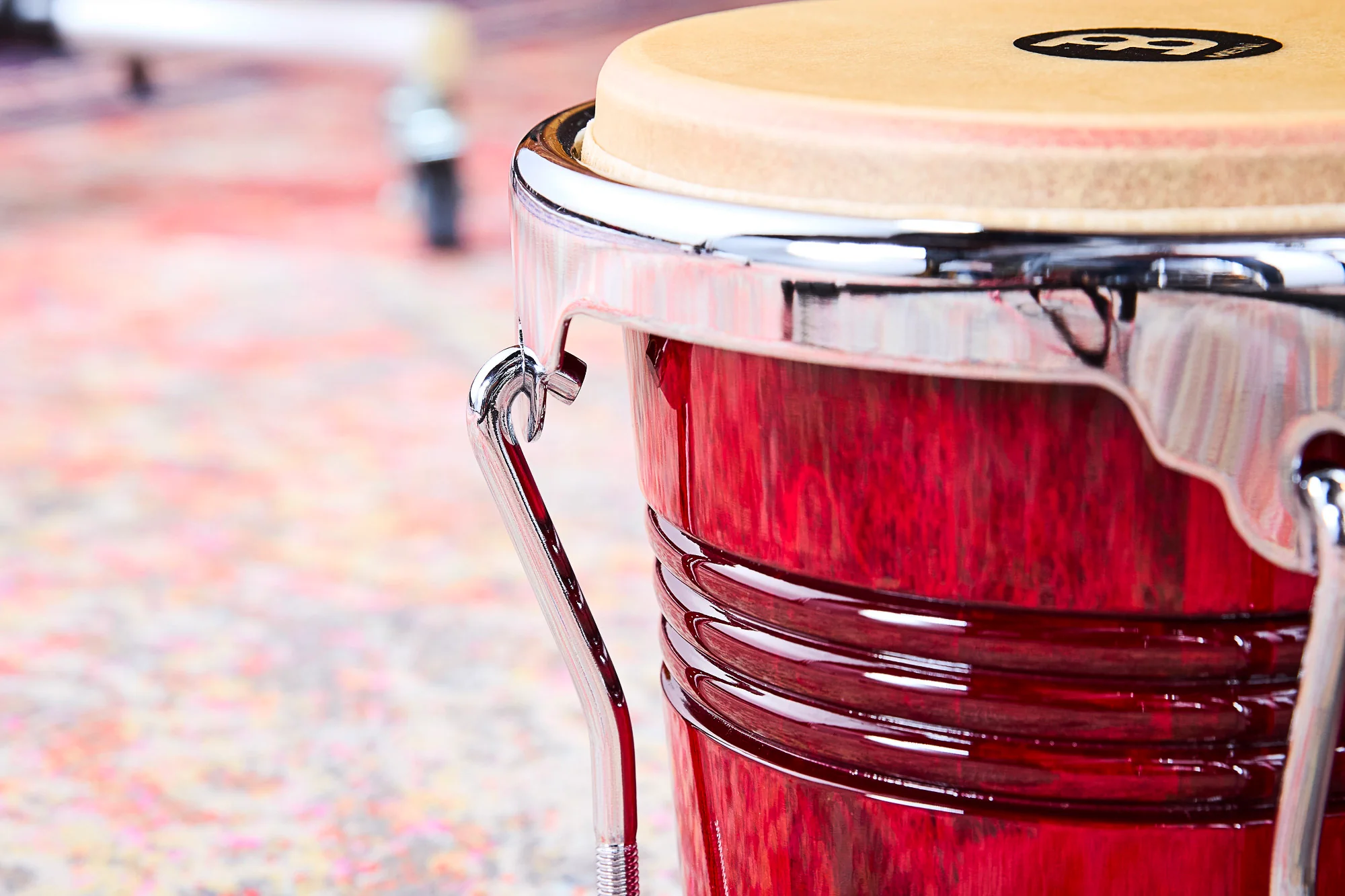 Meinl Bongos 6.75/8" Bordeaux Chrome WB200WRP-CH - Image 10