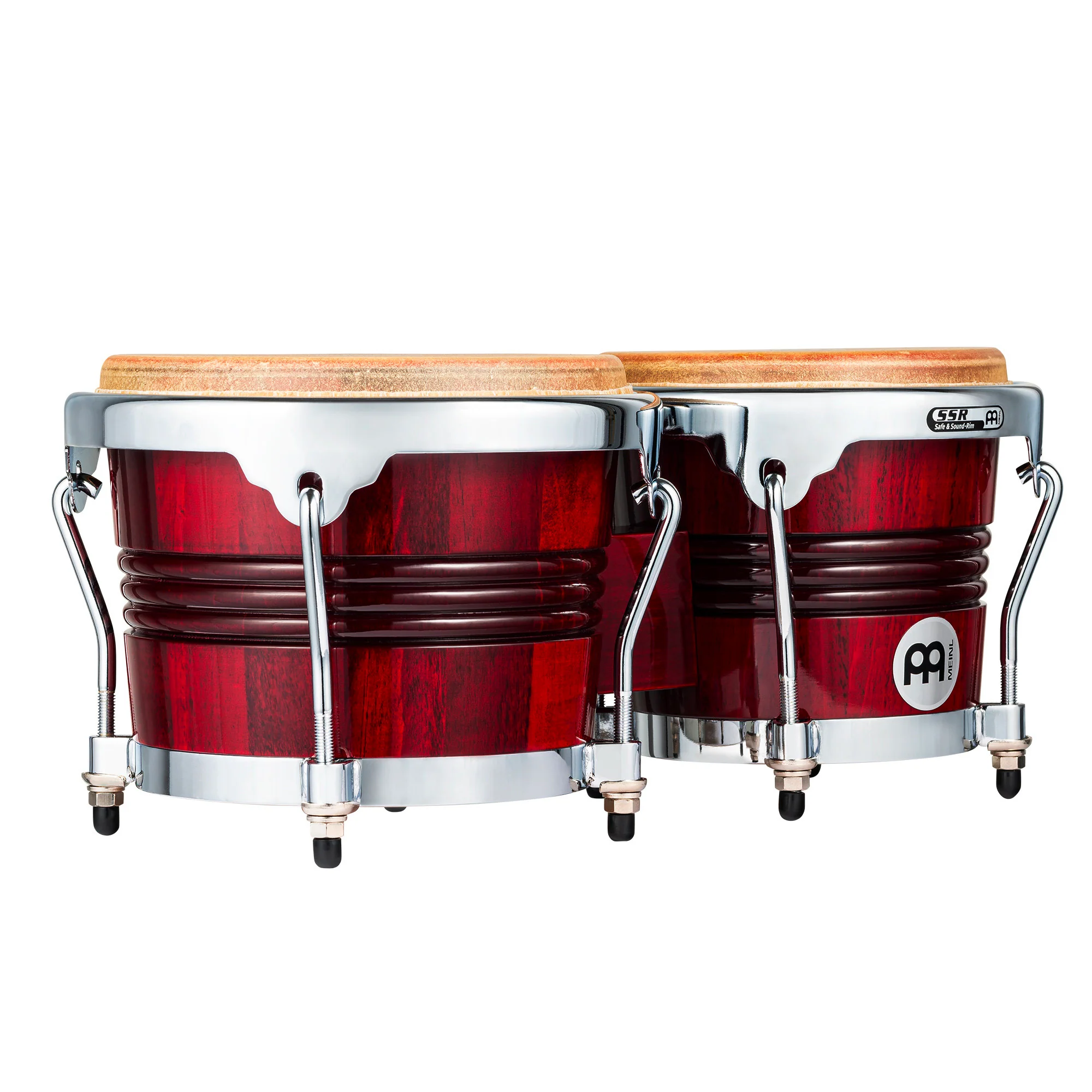 Meinl Bongos 6.75/8" Bordeaux Chrome WB200WRP-CH - Image 4