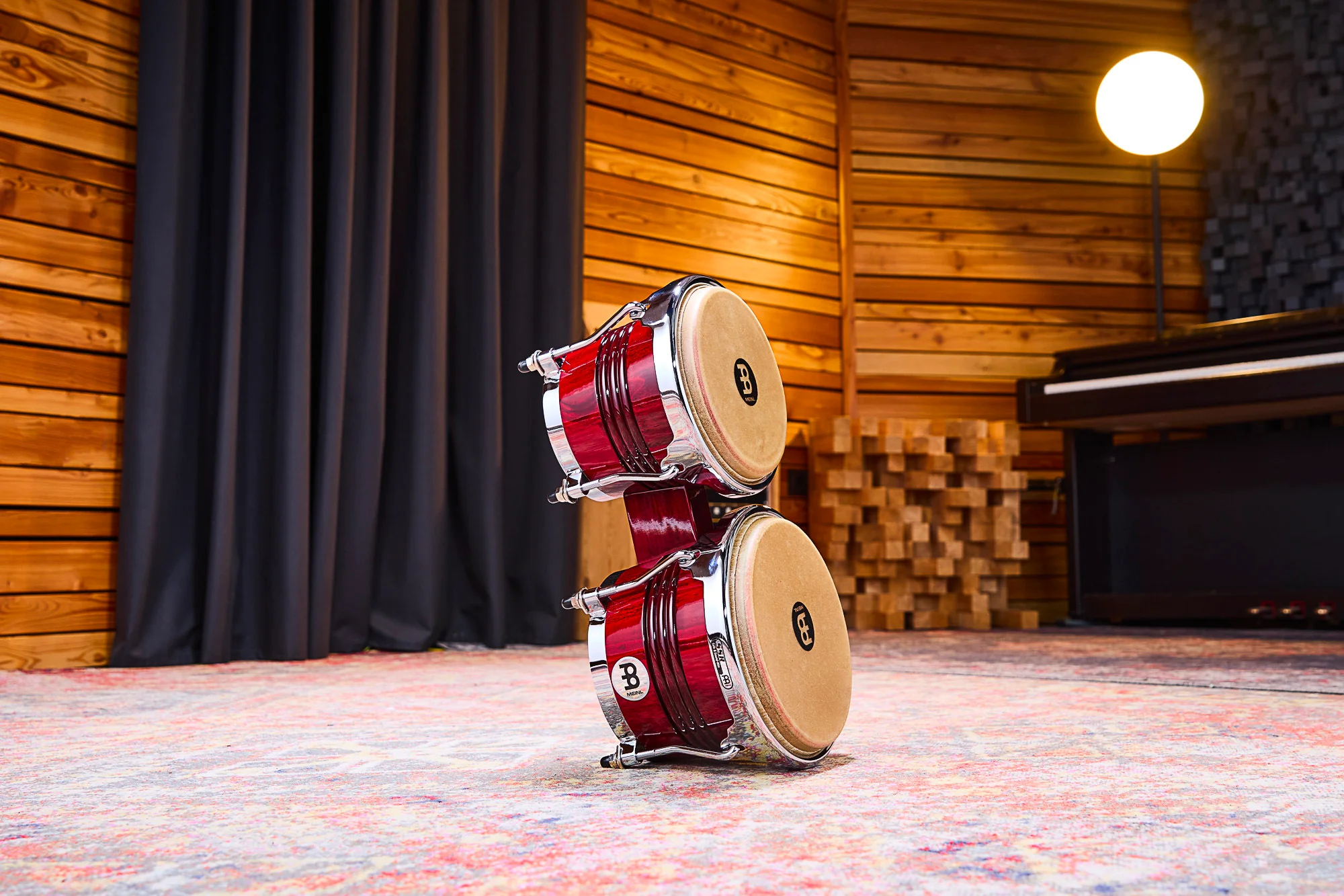 Meinl Bongos 6.75/8" Bordeaux Chrome WB200WRP-CH - Image 8