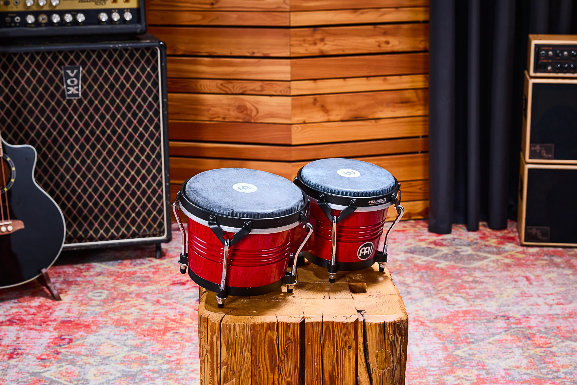 Meinl Bongos Traditional Bordeaux WBTR300WR - Image 7