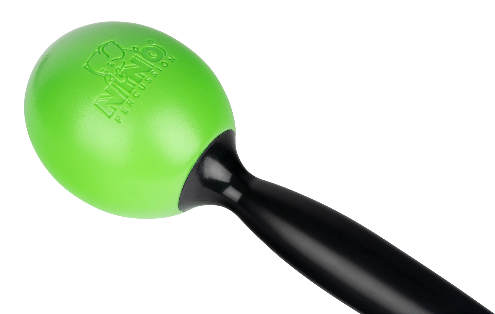 Nino 575GG Round Plastic Maracas, Medium, Green - Image 3