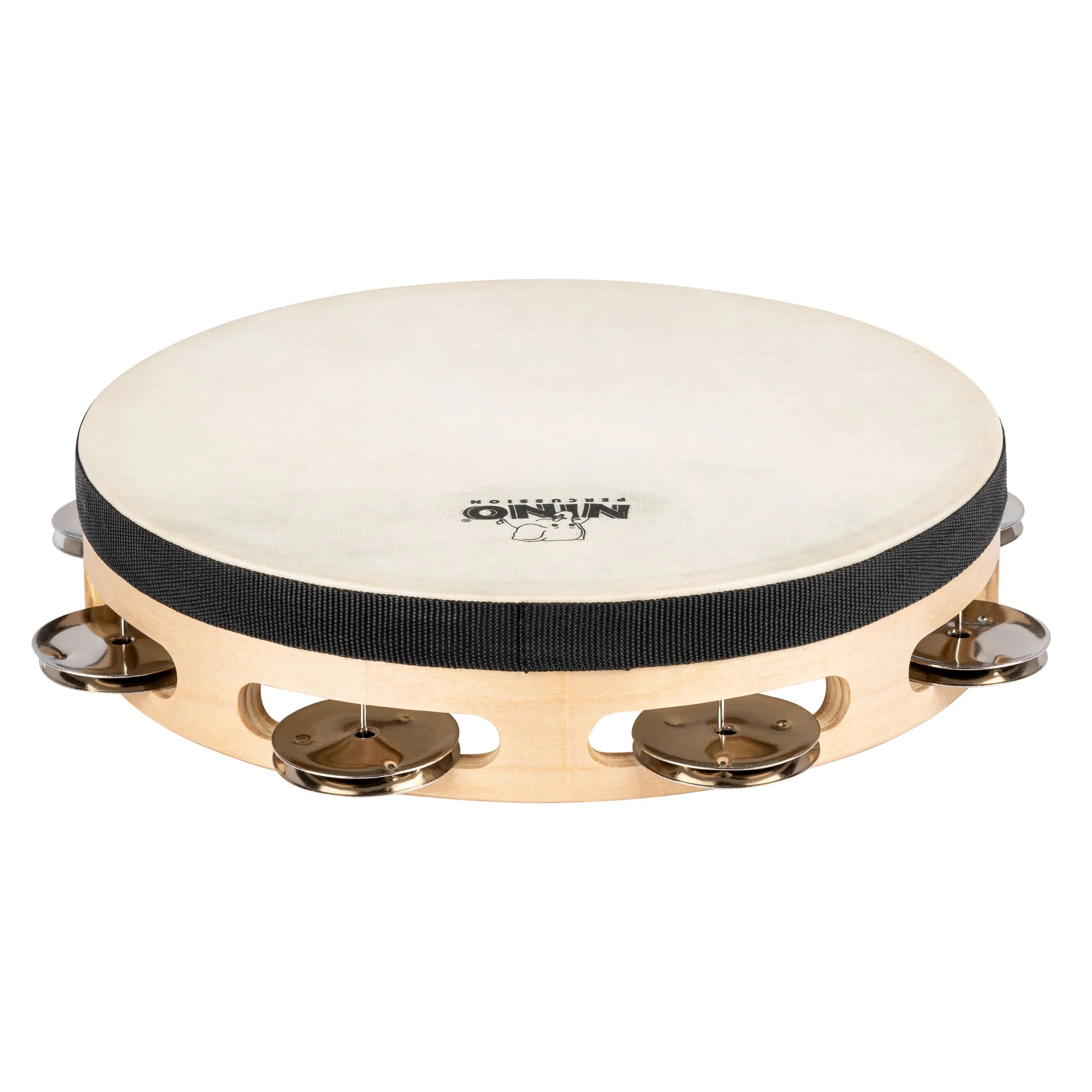 Nino 944 Wooden Tambourine 8"/1 Row - Image 4