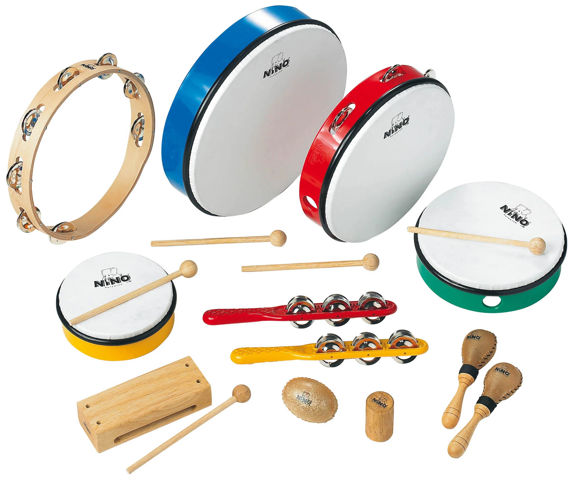 Nino pack percussion NINOSET012 12 percussion instruments