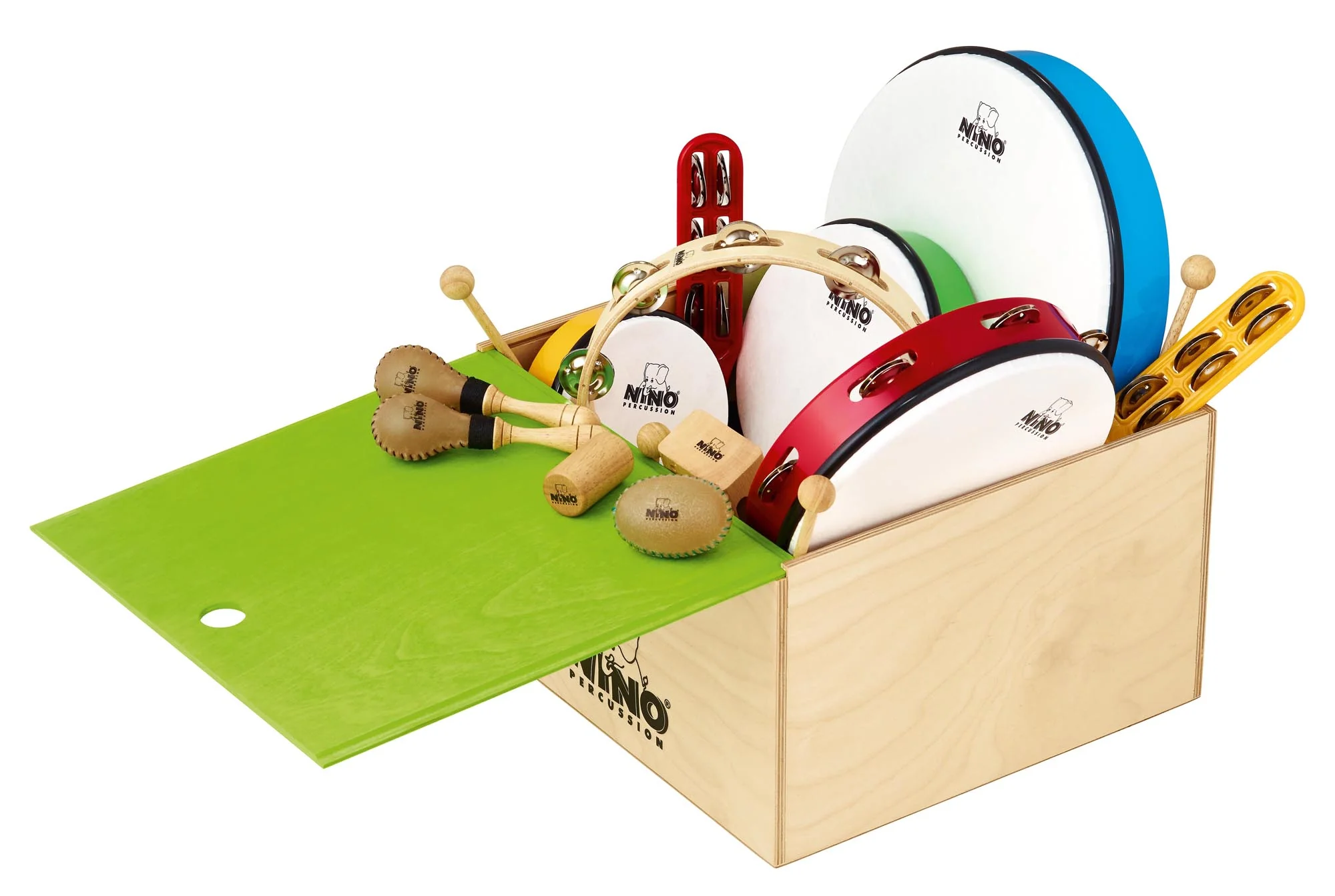 Nino pack percussion NINOSET012WB 12 percussion instruments
