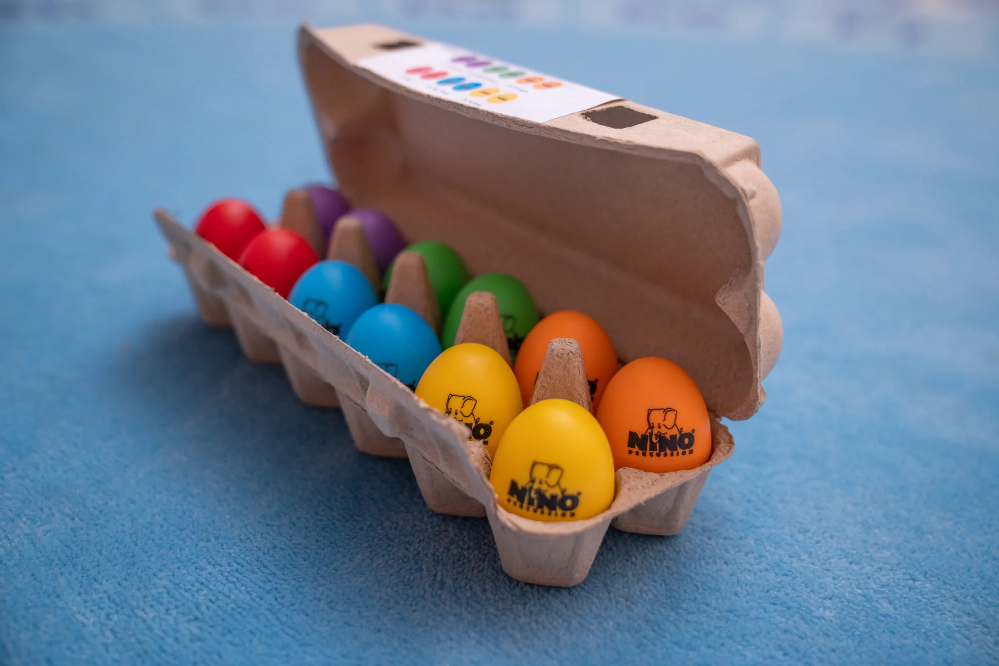 Nino SET18 Assortment of 12 Soft Egg Shakers - Image 3
