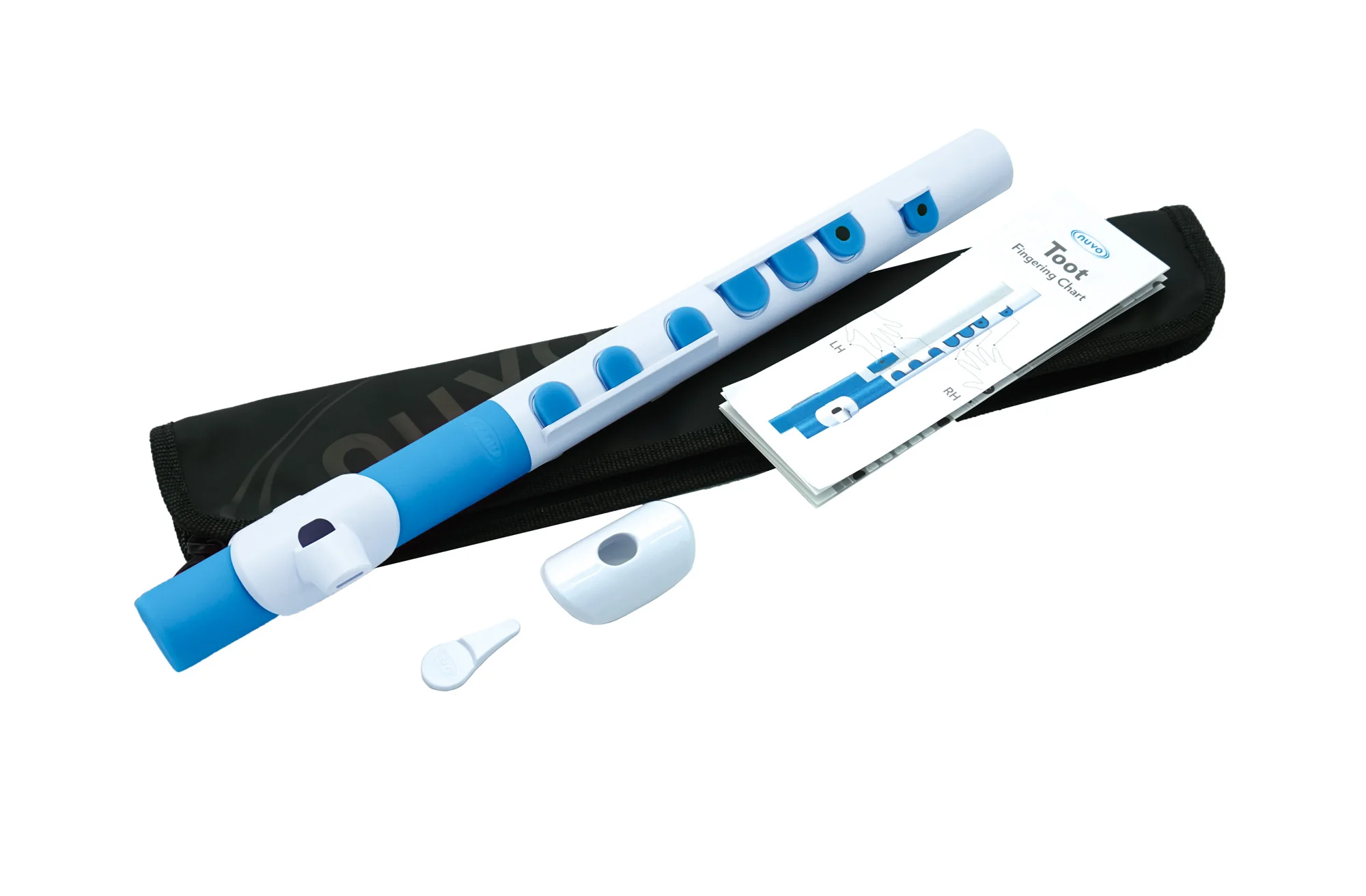 Nuvo Toot N430T White/Blue Flute - Image 2