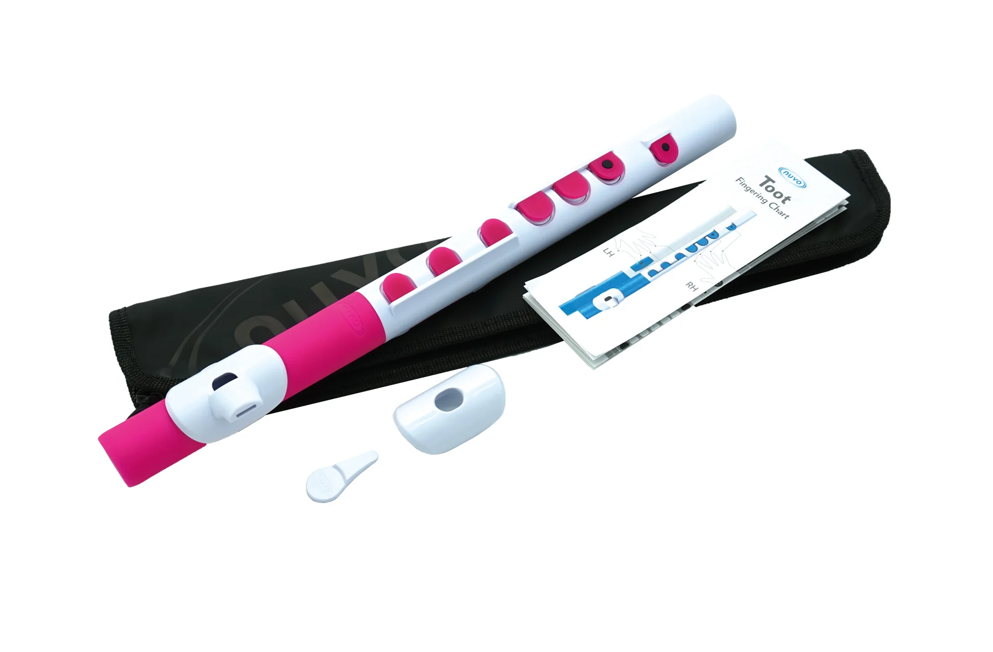 Nuvo Toot N430T White/Pink Flute - Image 2