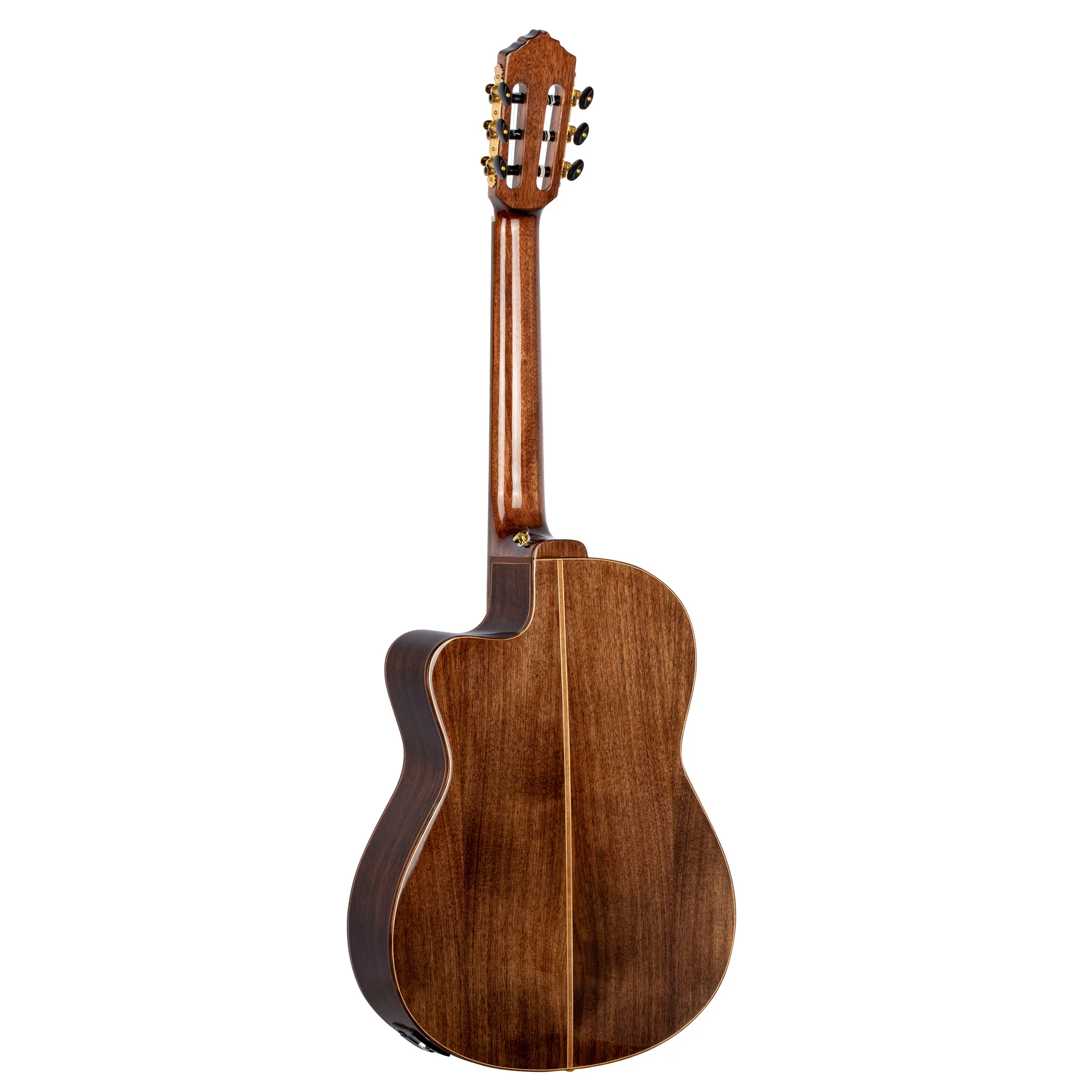 Ortega RCE158 Classical Guitar, Slim Neck, Sunburst - Image 4