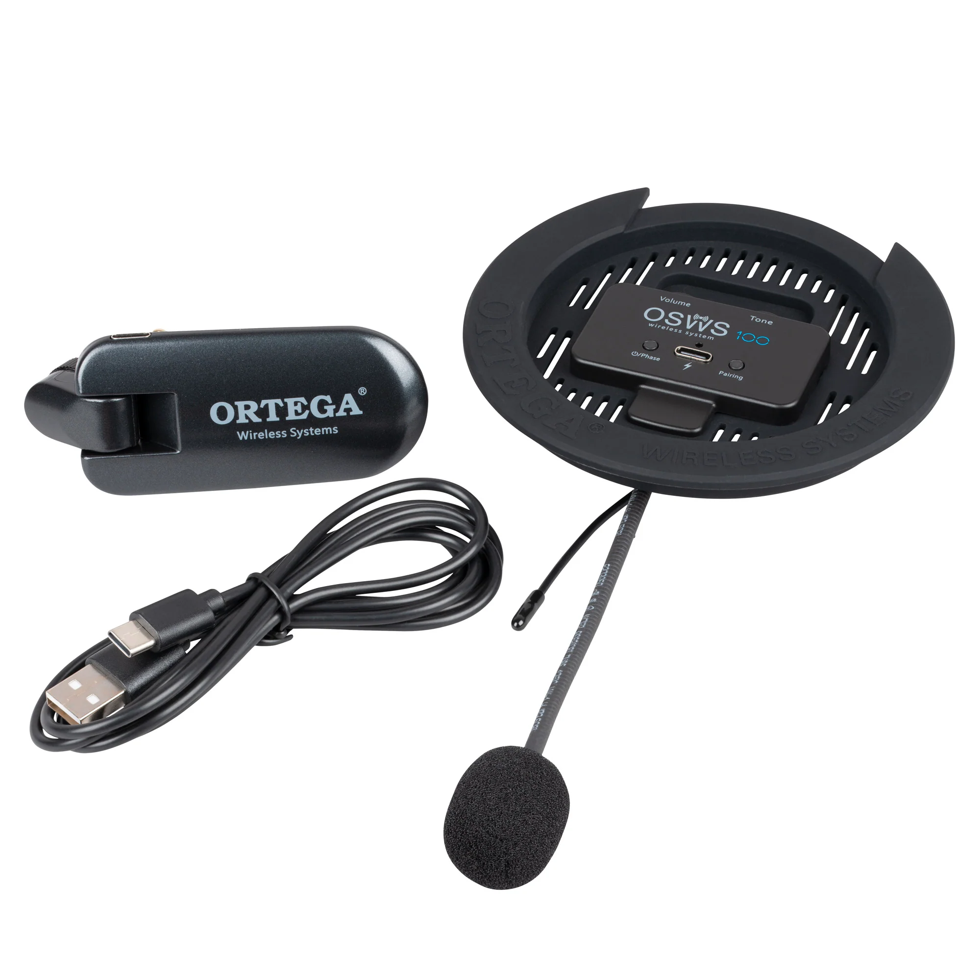Ortega Wireless Microphone System 100mm Rosette - Image 2