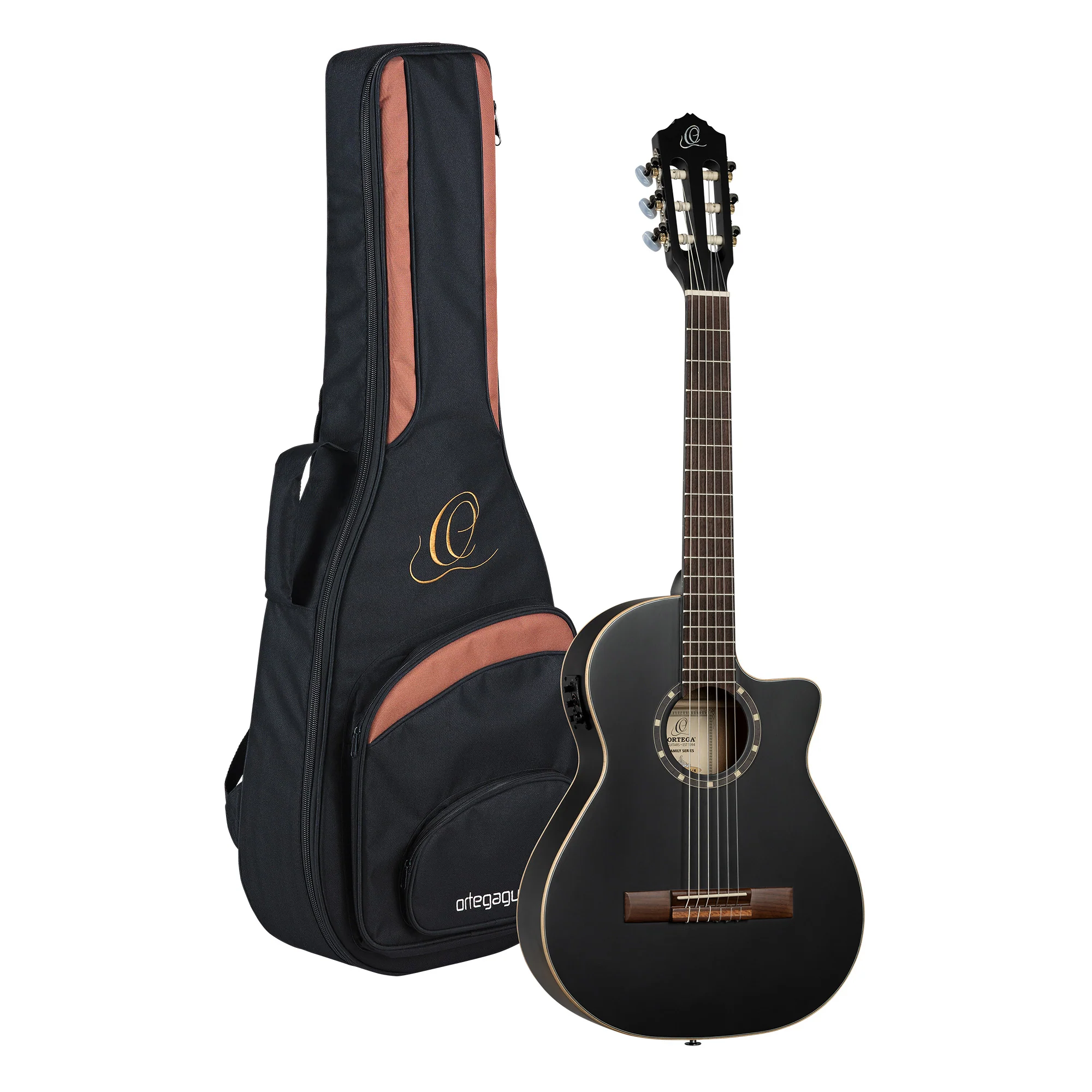 Ortega 3/4 Size Classical Guitar RCE125SBK