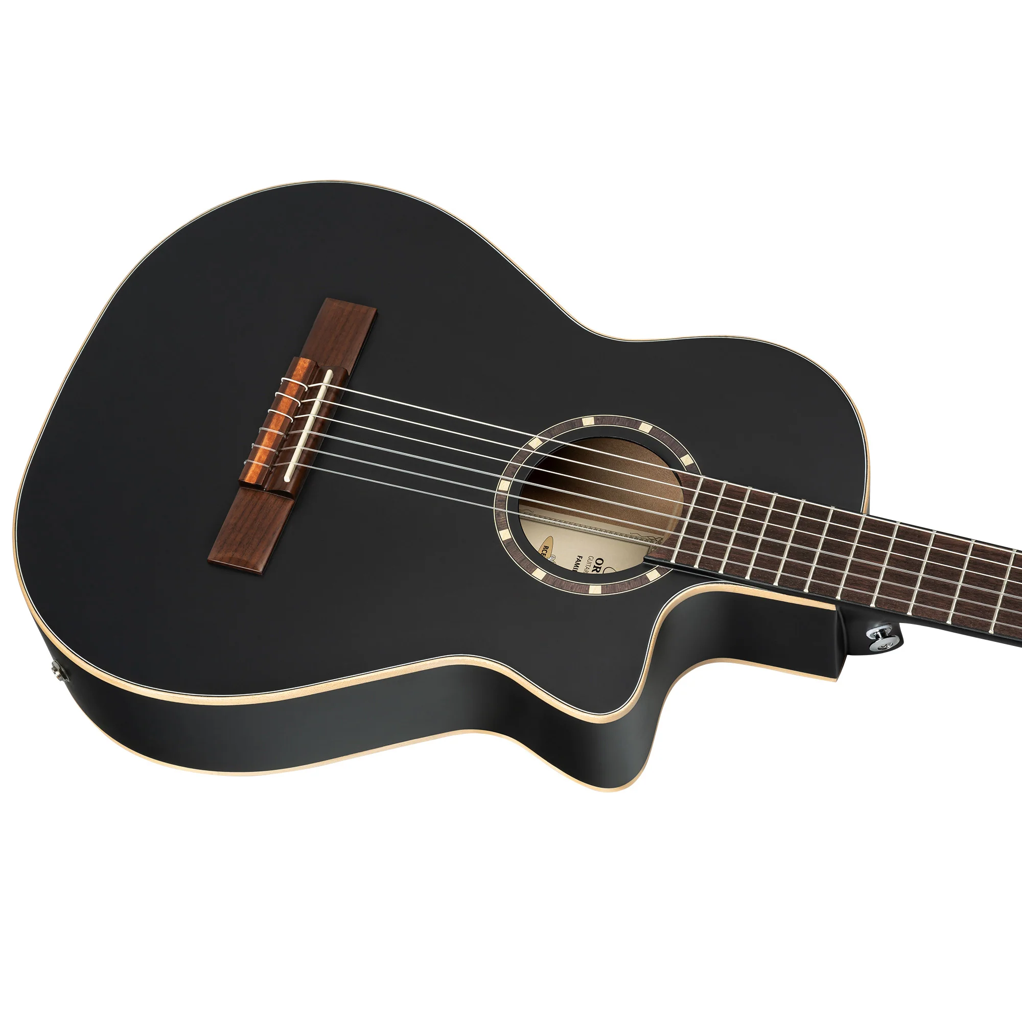 Ortega 3/4 Size Classical Guitar RCE125SBK - Image 9