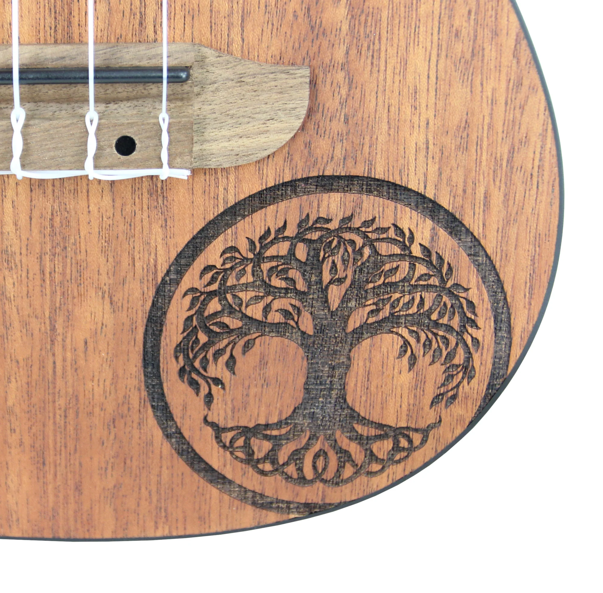 Ortega Ukulele Concert Tree of Life Mahogany - Image 5