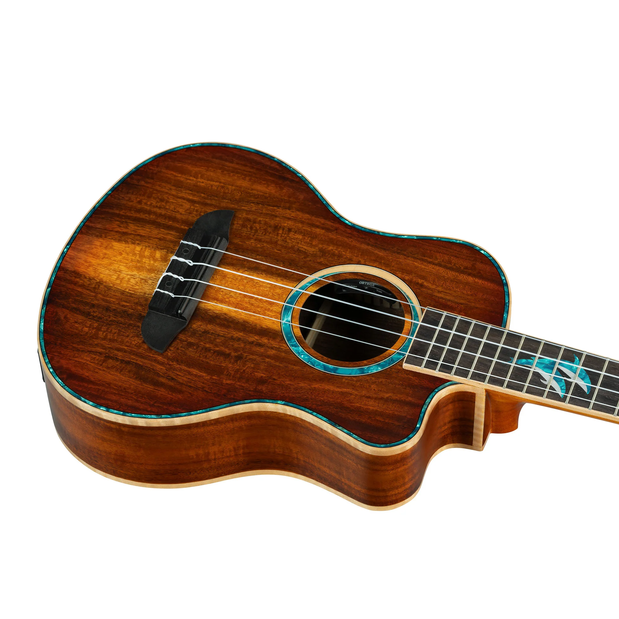 Ortega 30th Anniversary Dolphin Electro Tenor Ukulele - Image 9
