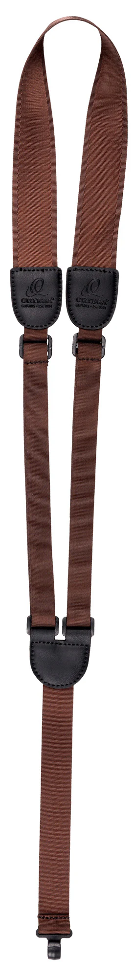 Ortega Brown Rosette Strap