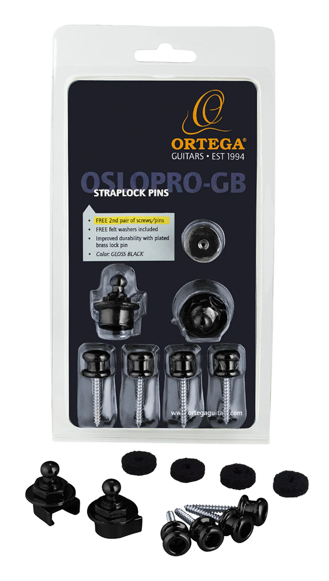 Ortega Straplock Pro Black