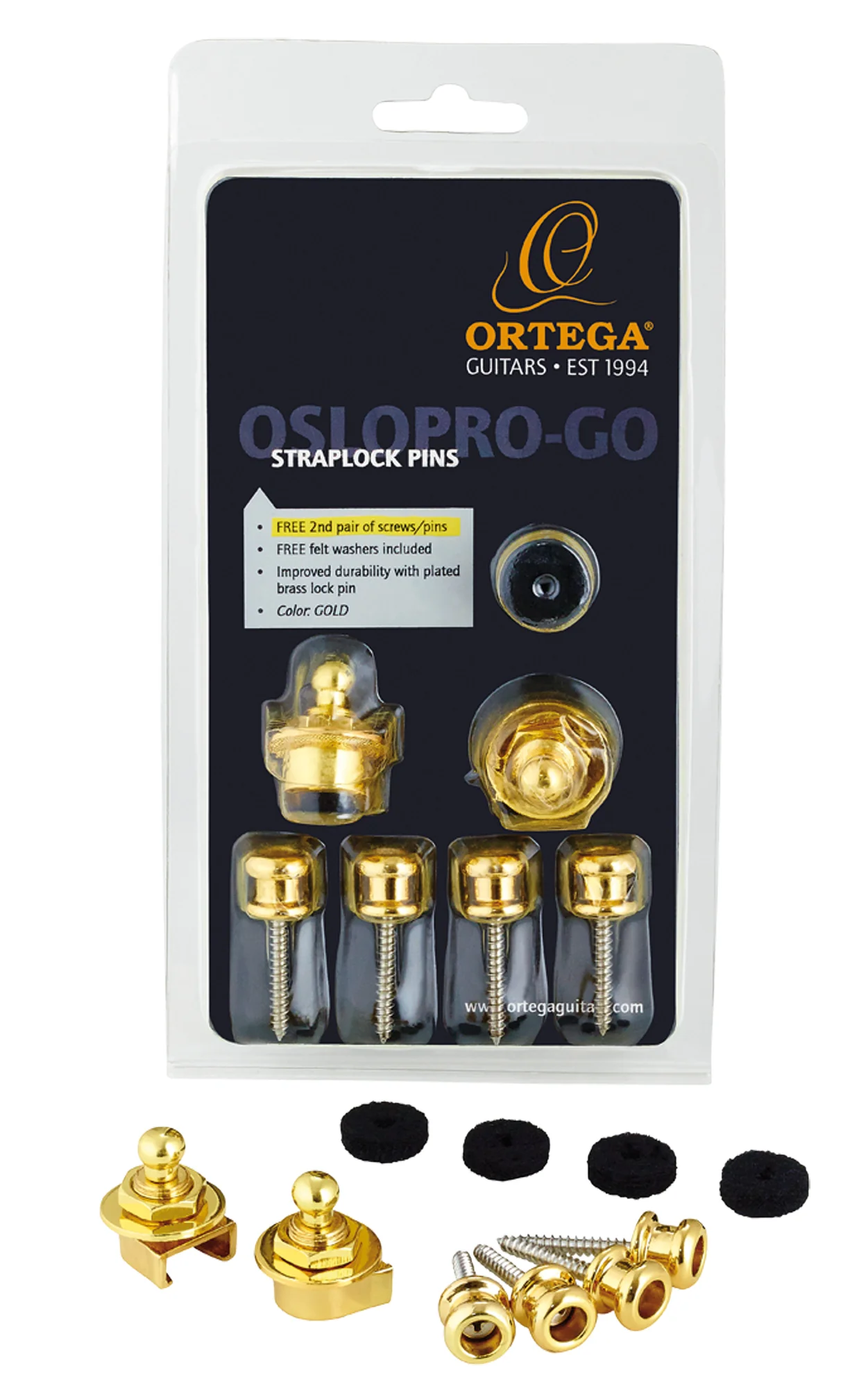 Ortega Straplock Pro Gold