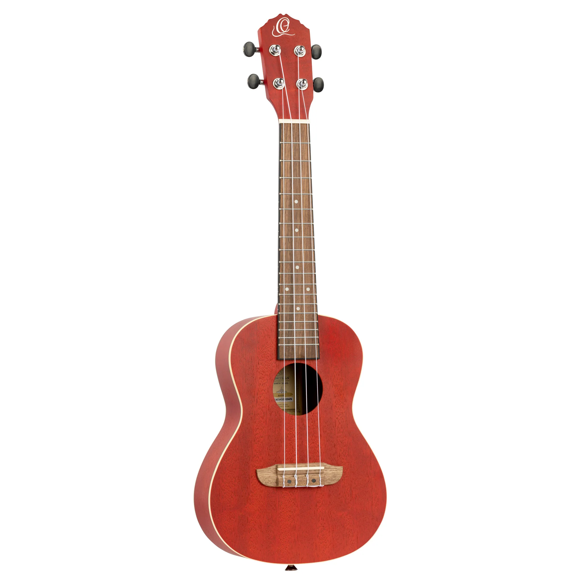 Ortega Okoume Red Concert Ukulele - Image 4