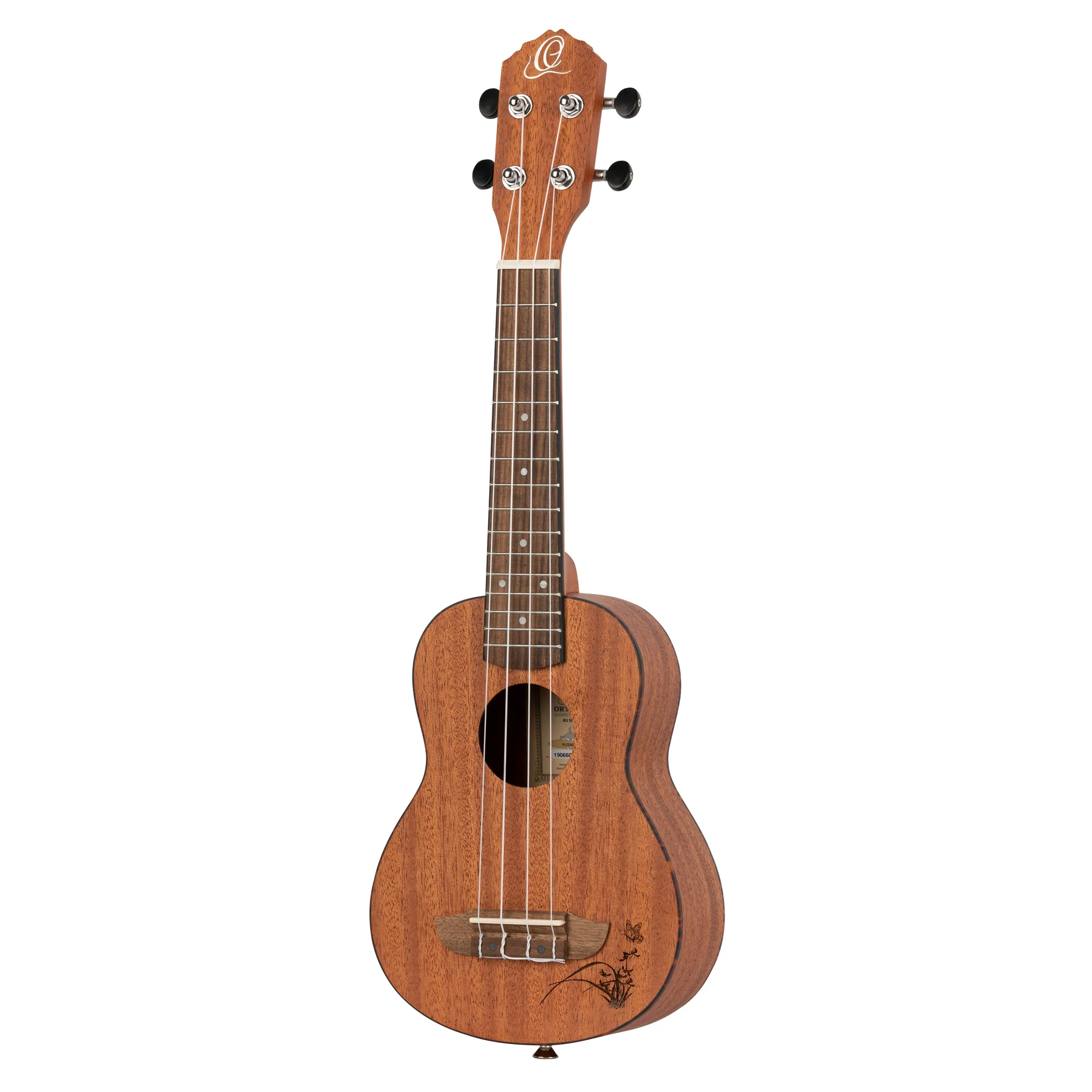 Ortega Mahogany Soprano Ukulele - Image 3