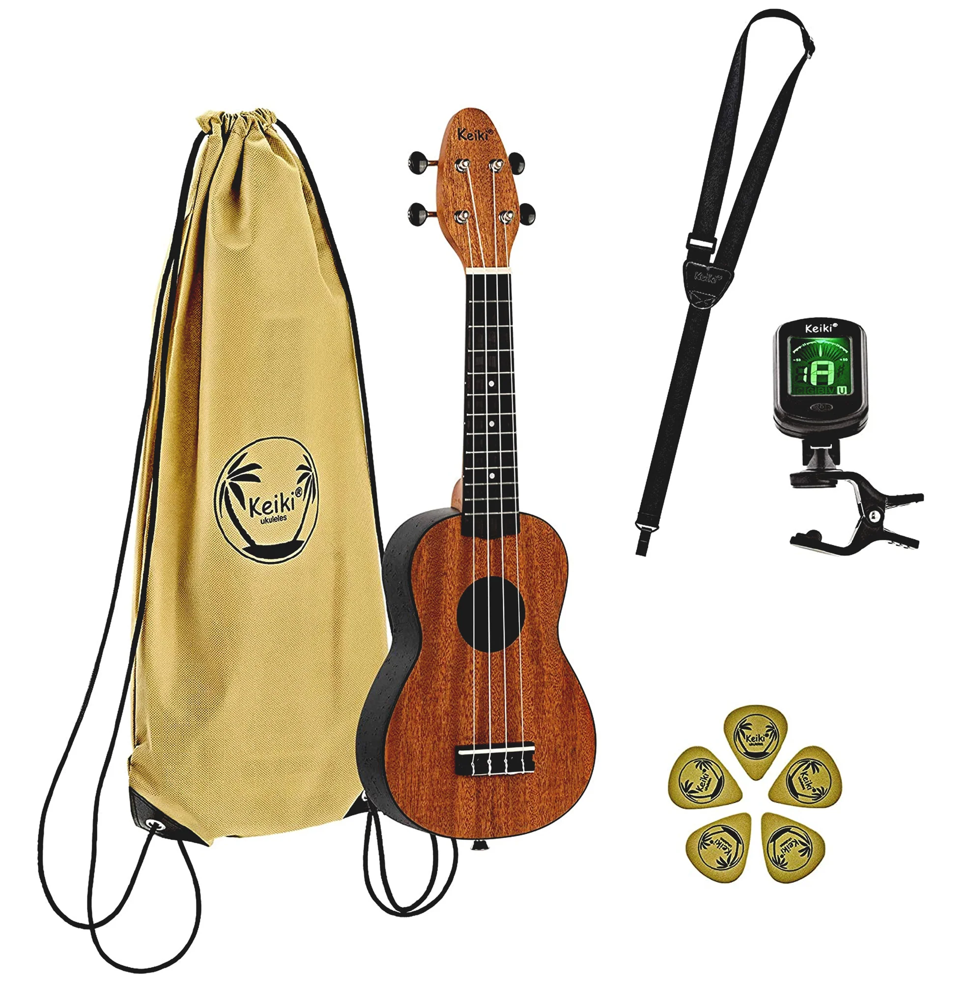 Keiki Pack Soprano Ukulele Mahogany - Image 5