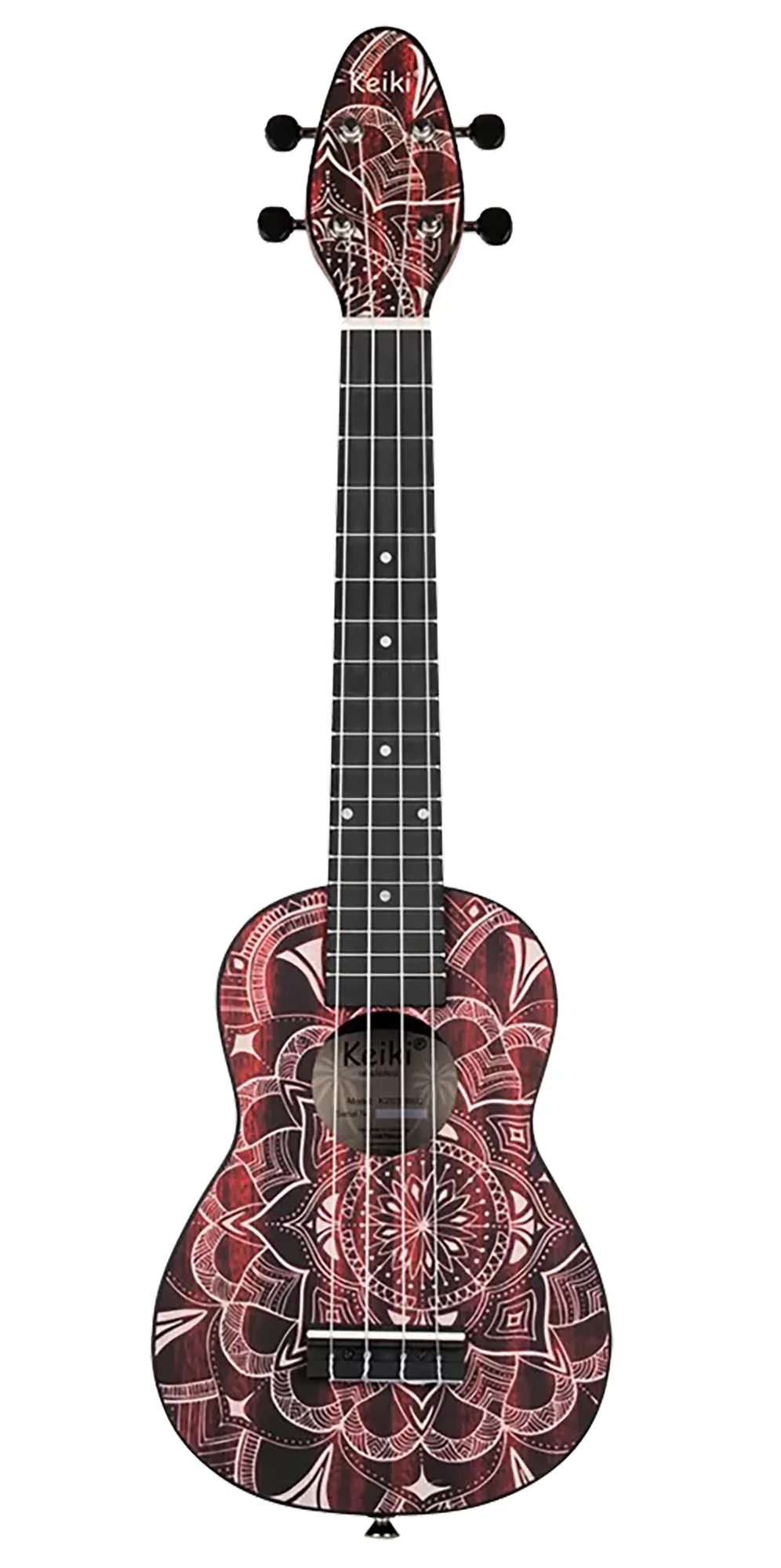 Keiki Pack Soprano Ukulele Agathis Red