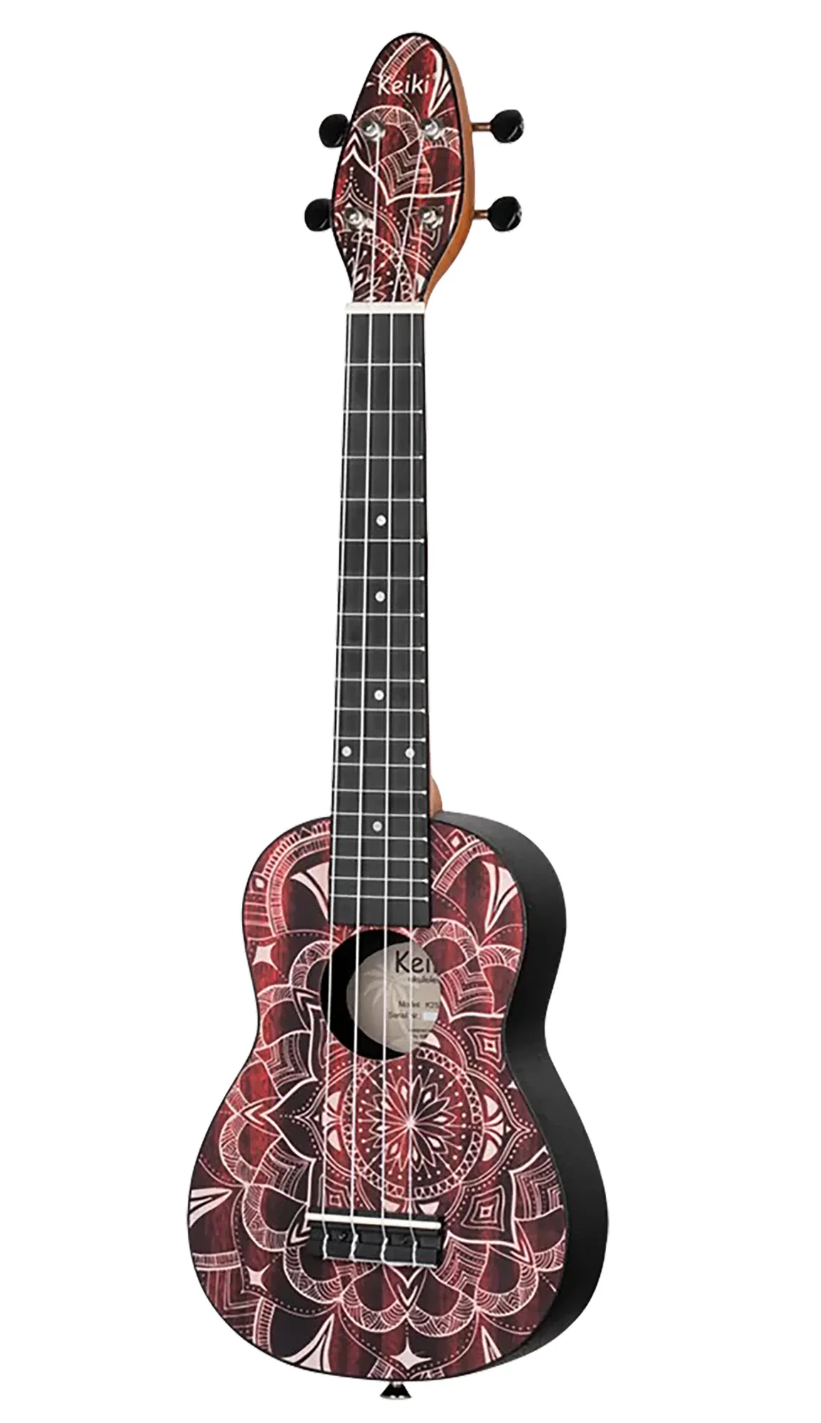 Keiki Pack Soprano Ukulele Agathis Red - Image 4