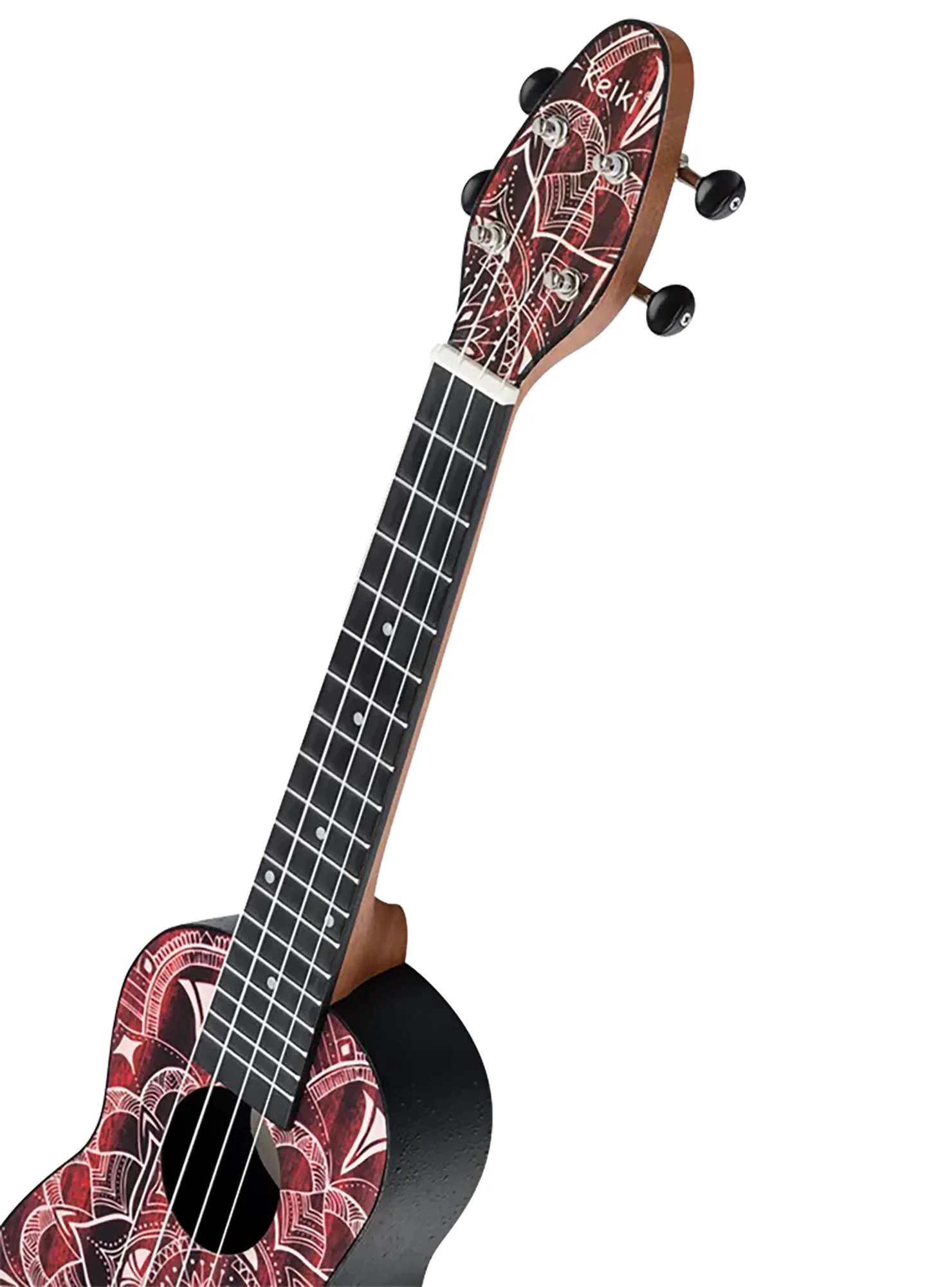 Keiki Pack Soprano Ukulele Agathis Red - Image 5