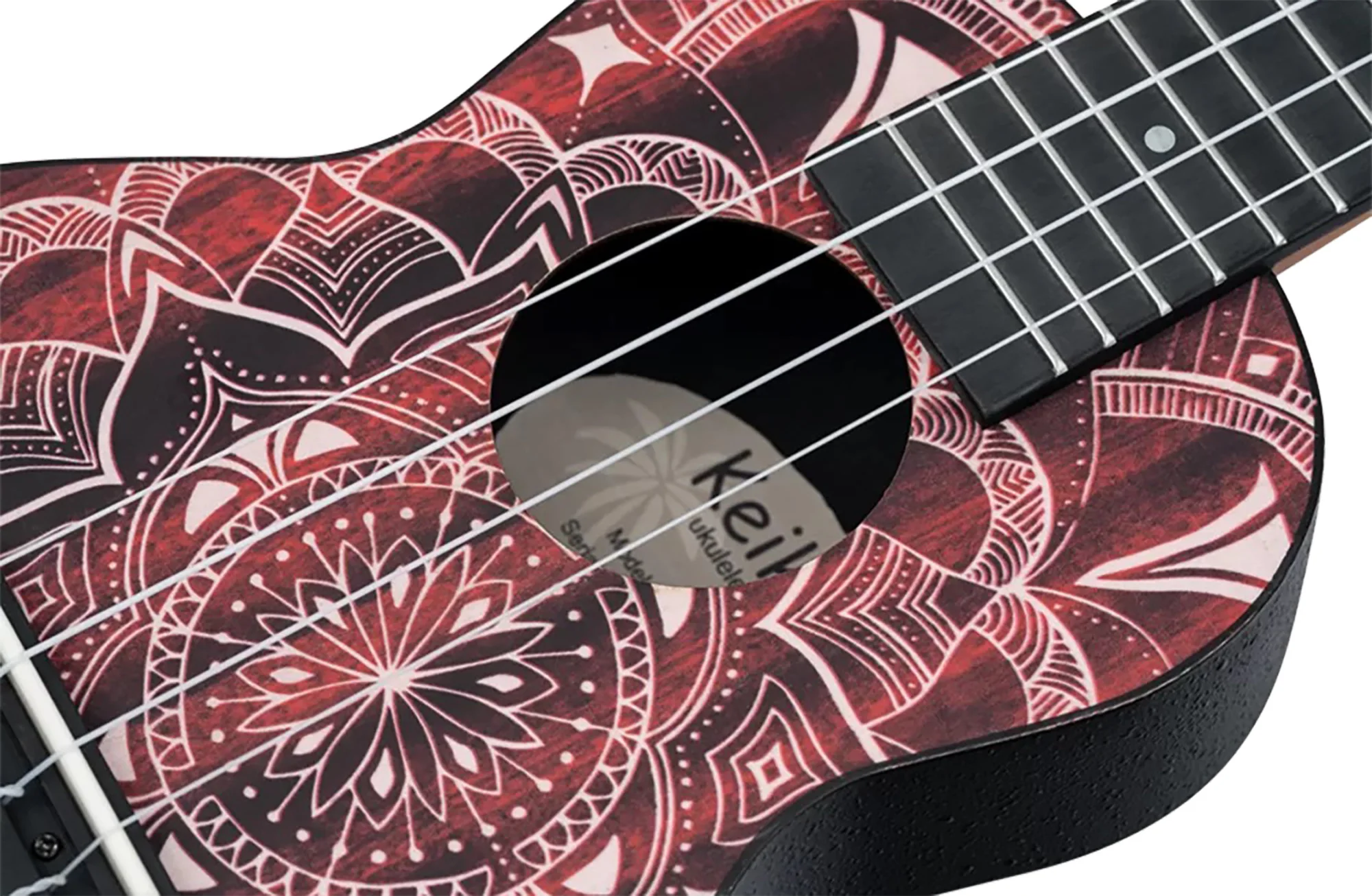 Keiki Pack Soprano Ukulele Agathis Red - Image 7
