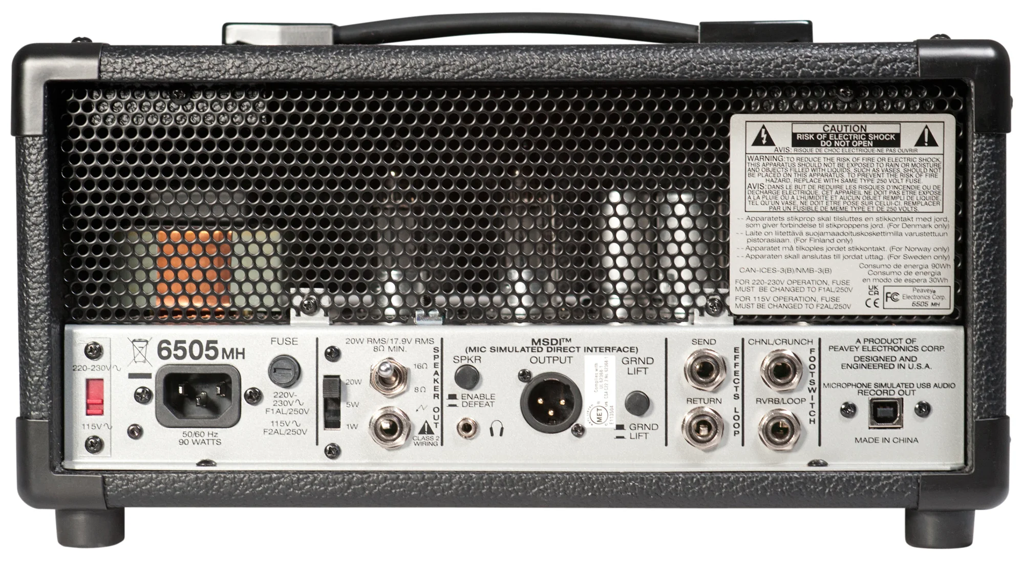 Peavey 6505-MH Tube Head - Image 4