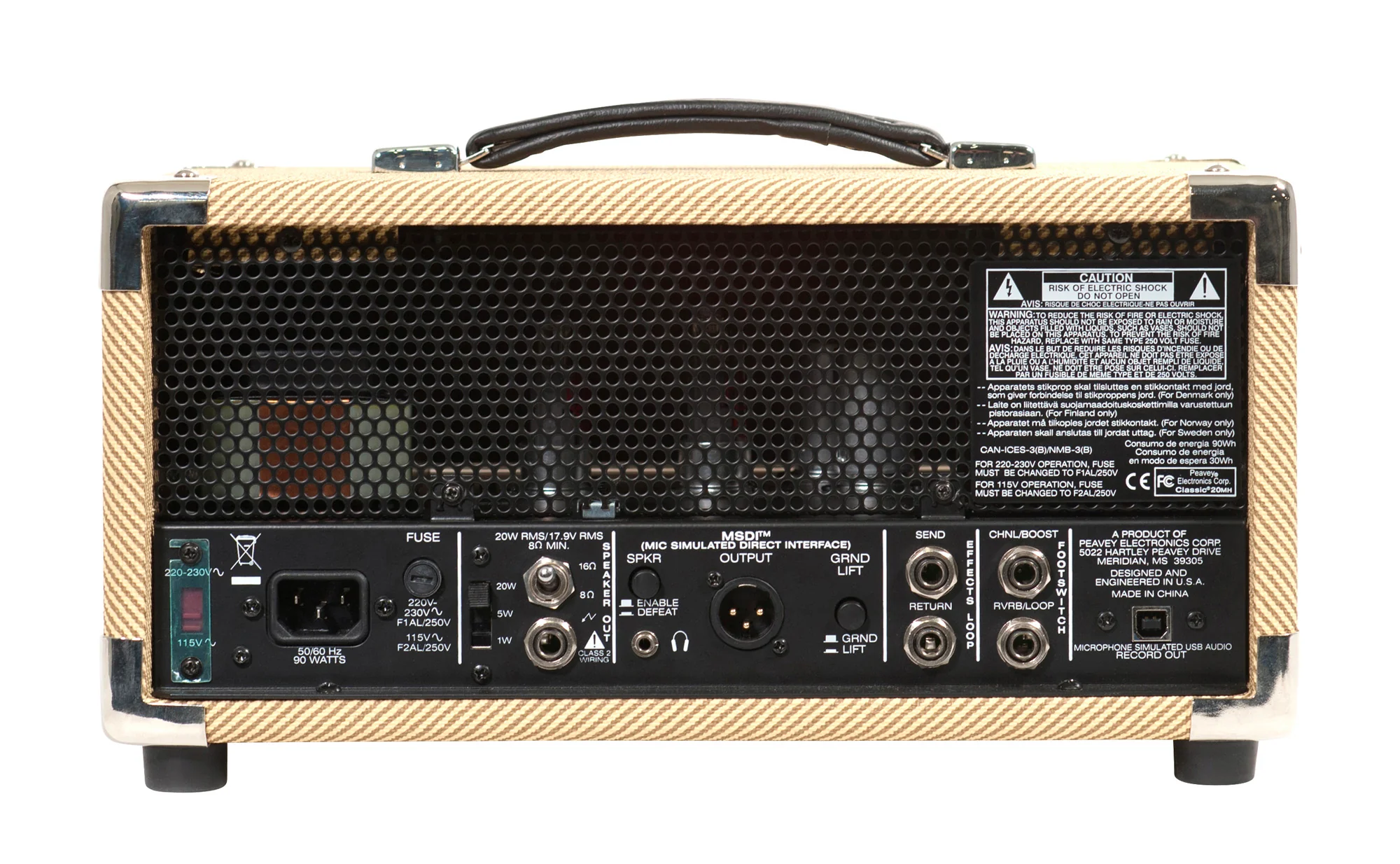 Peavey CL-20MH Tube Head - Image 4