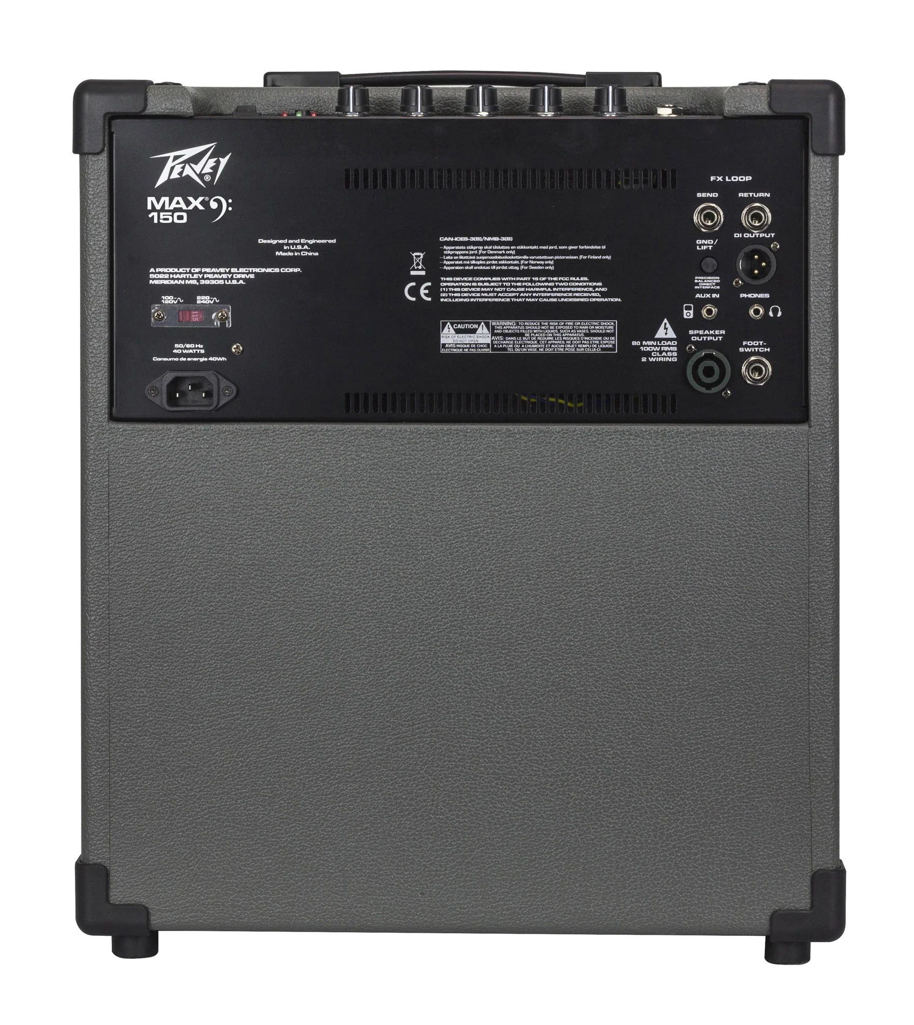 Peavey Max-150 Bass Amplifier - Image 5