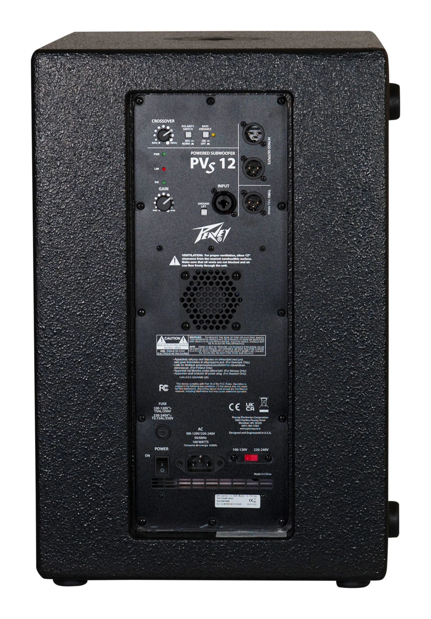 Peavey PVS-12SUB Subwoofer - Image 4