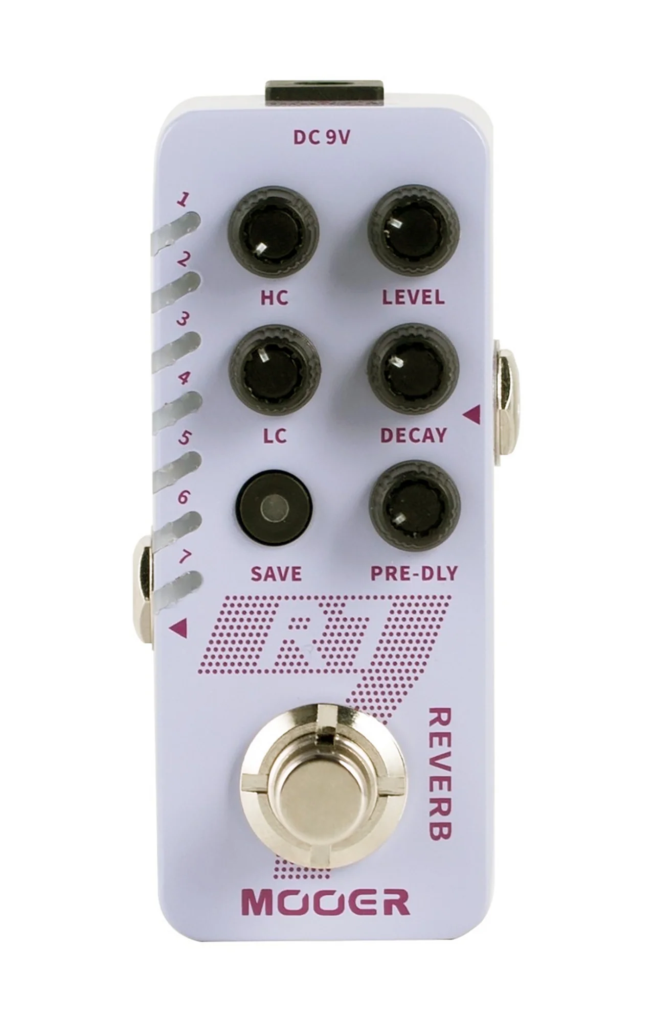 MOOER R7 REVERB PEDAL