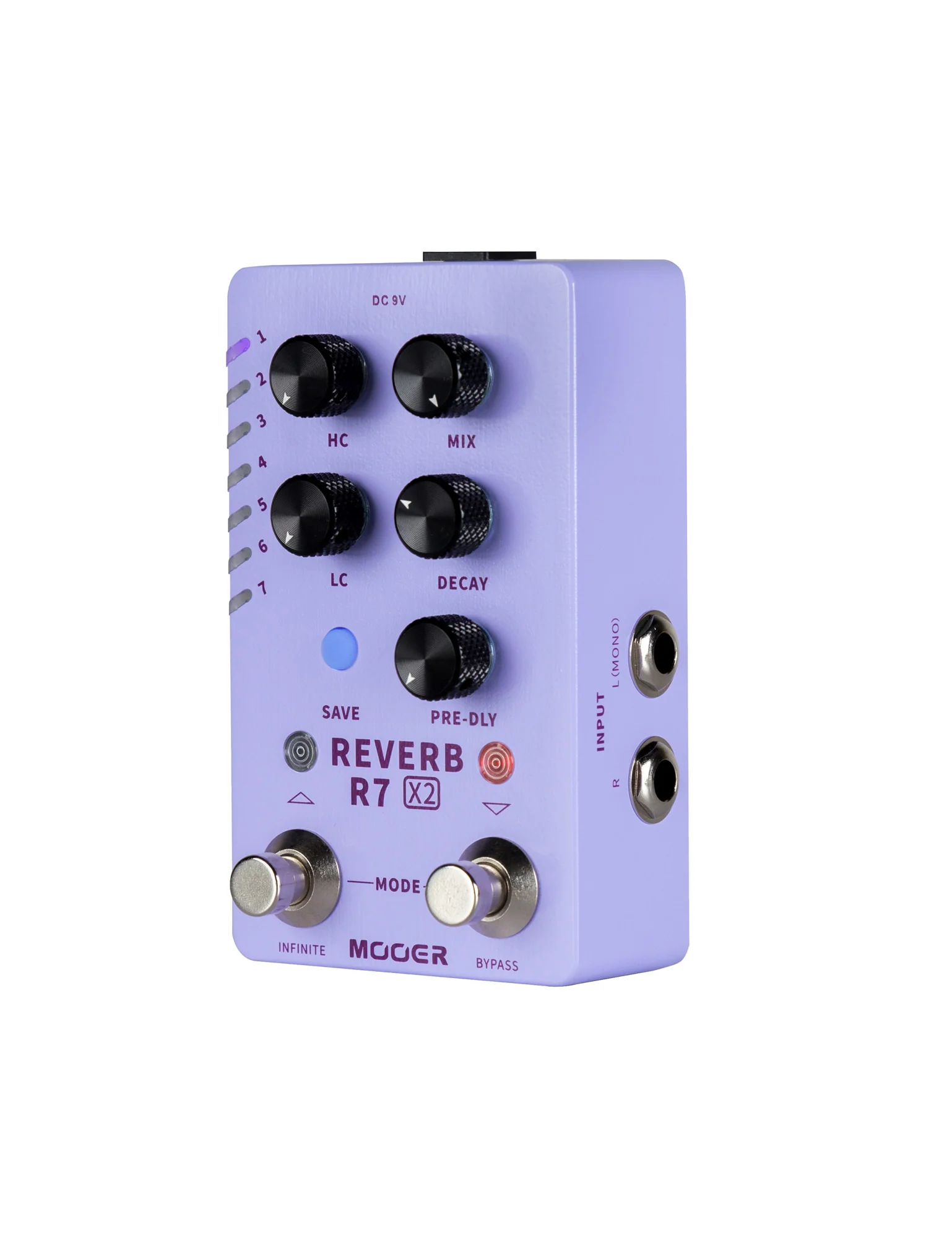 Mooer R7 Reverb X2 Pedal - Image 3